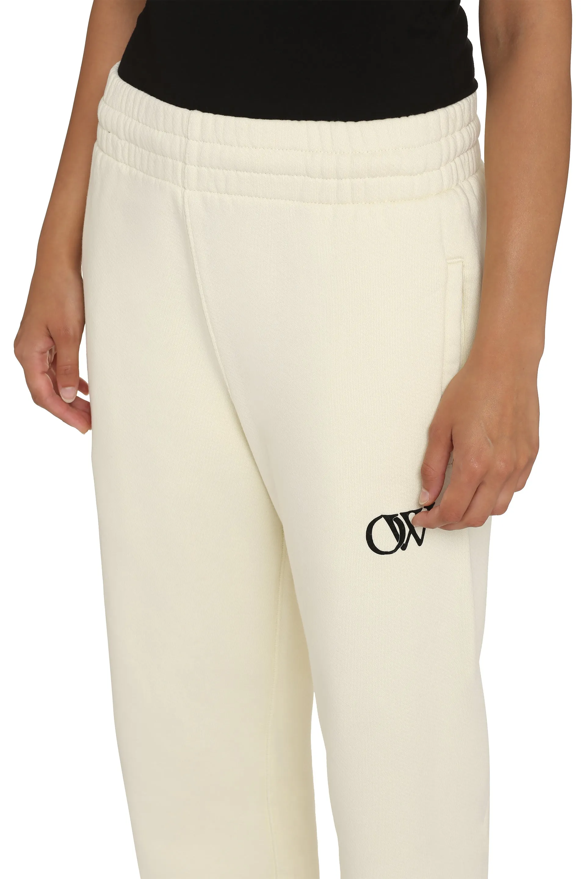 Off-White Pantaloni joggers in cotone