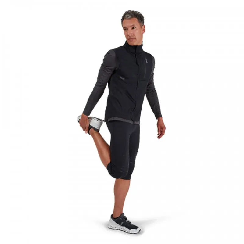 On Leggings Running Trail Nero Uomo