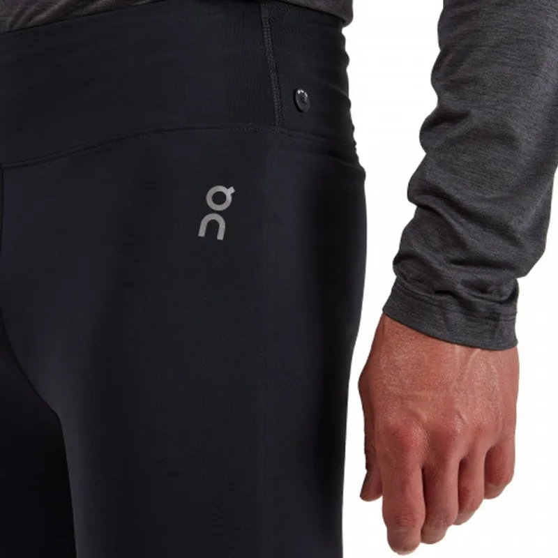 On Leggings Running Trail Nero Uomo