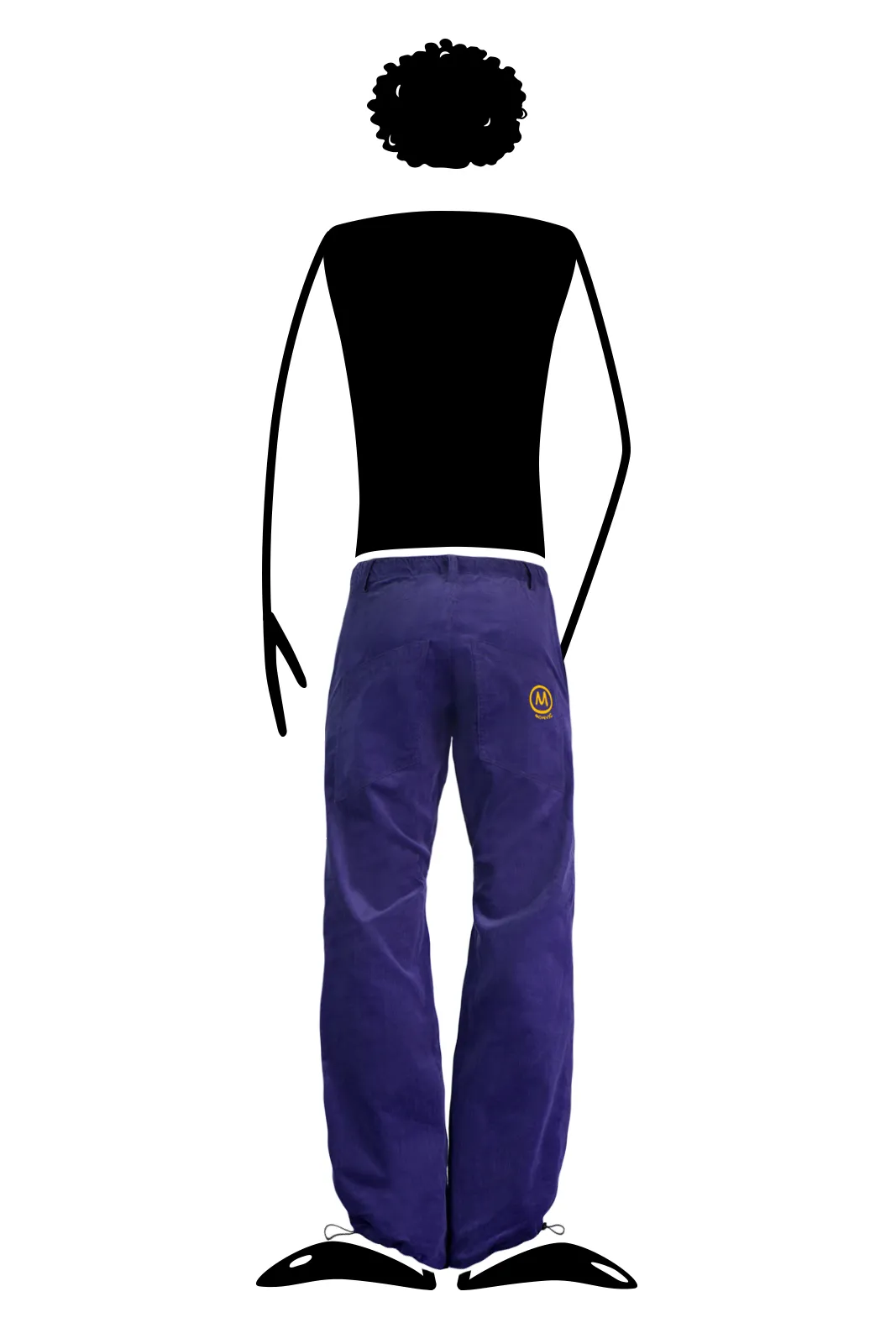 --Pantalone uomo in velluto a coste fini GRILLO-
