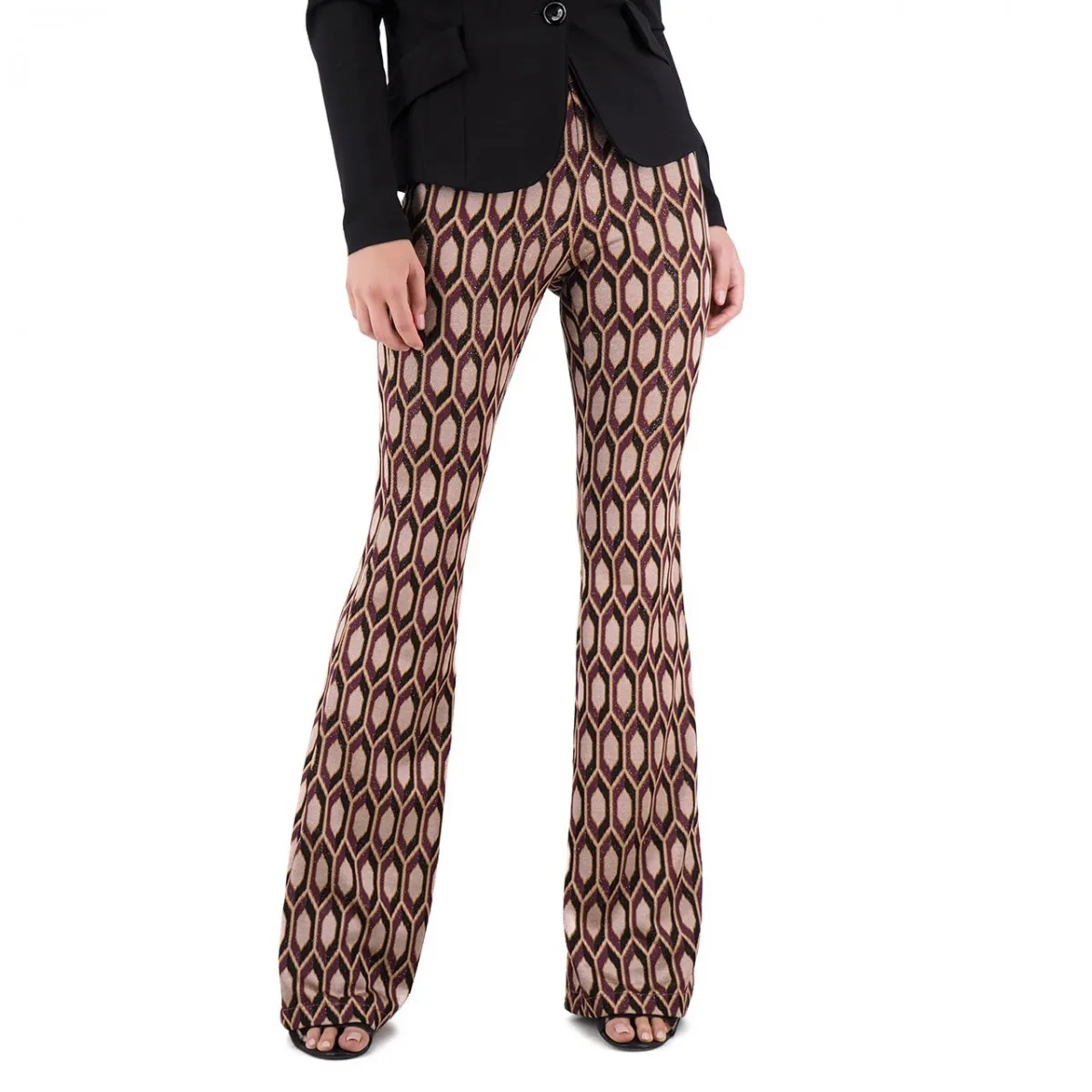 Pantalone Zampa Jacquard