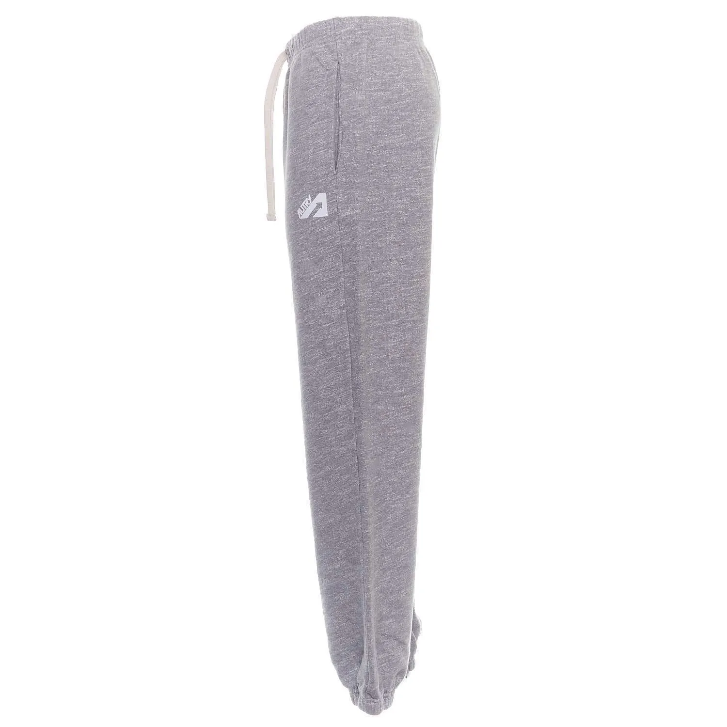 Pantaloni Action In Cotone Grigio Melange