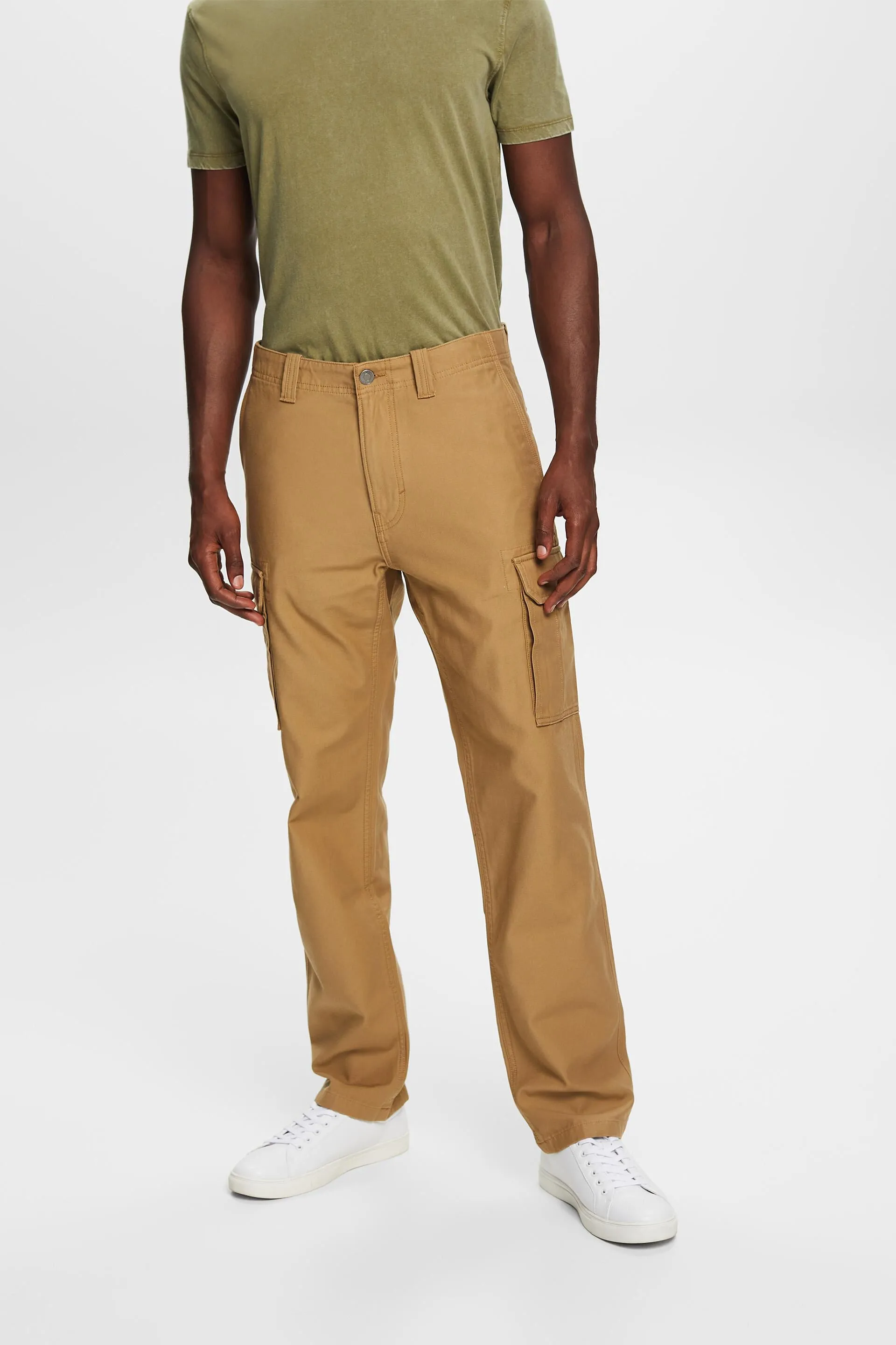 Pantaloni cargo in cotone