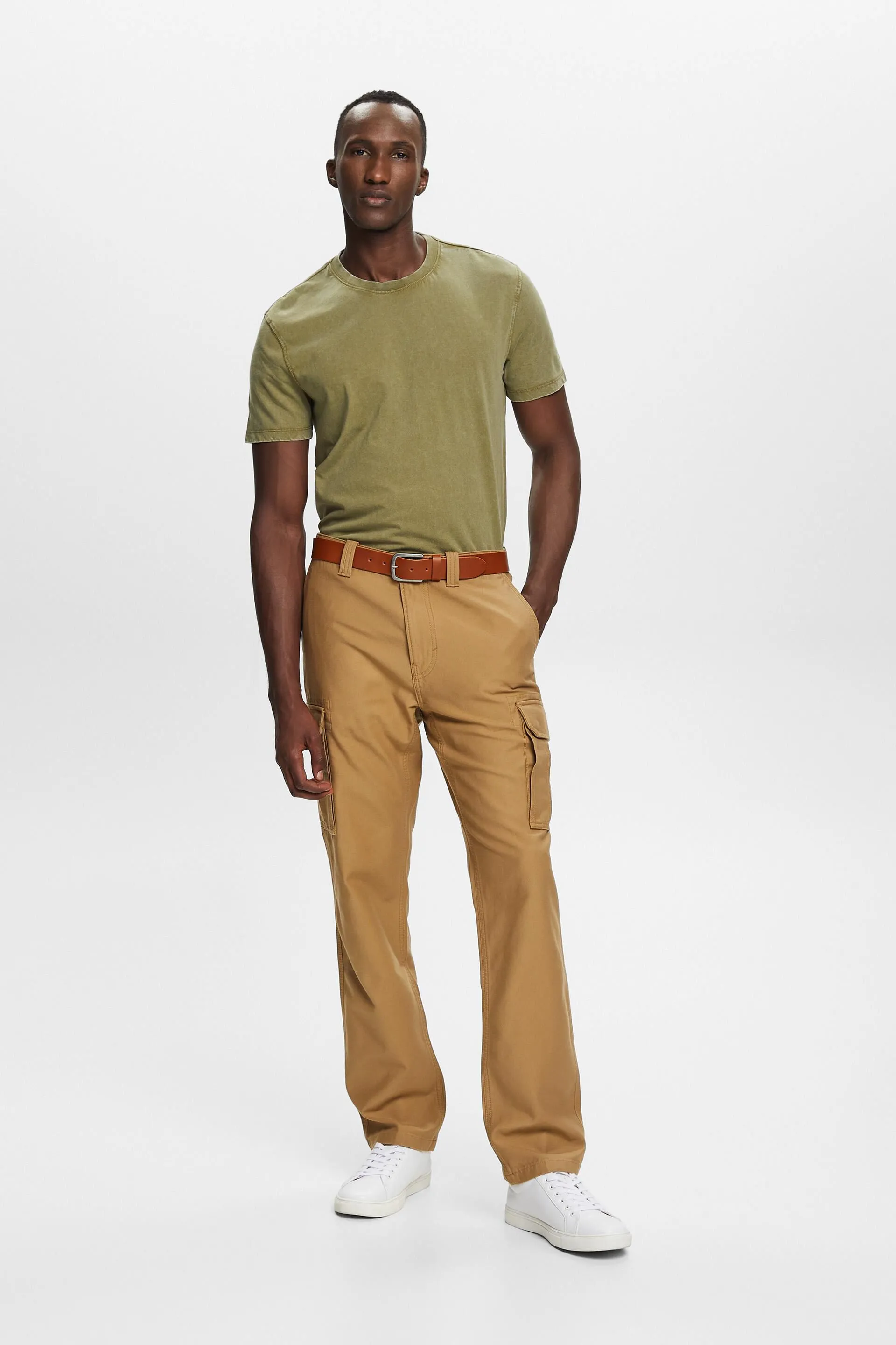 Pantaloni cargo in cotone