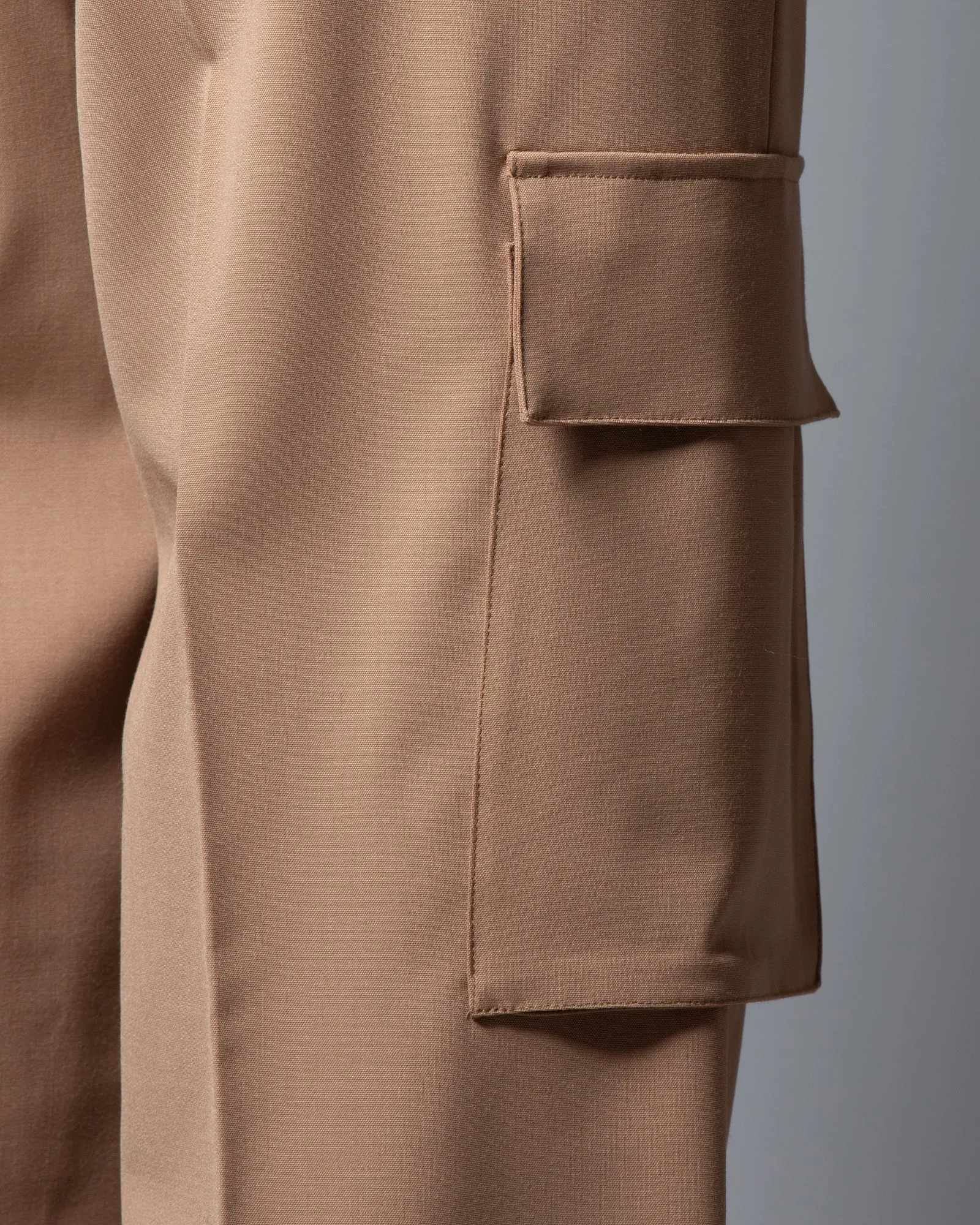Pantaloni cargo in lana