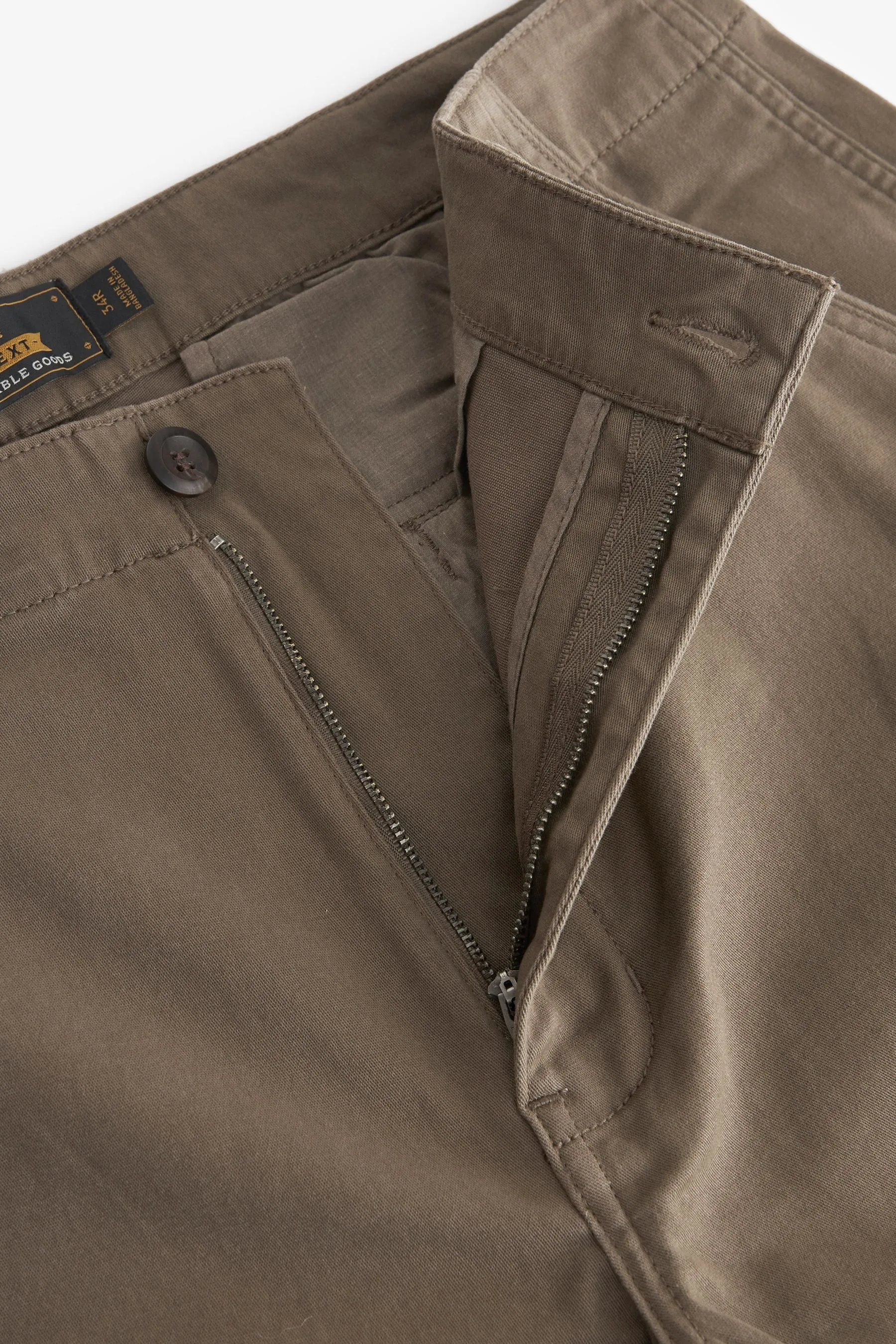 Pantaloni cargo stretch in cotone