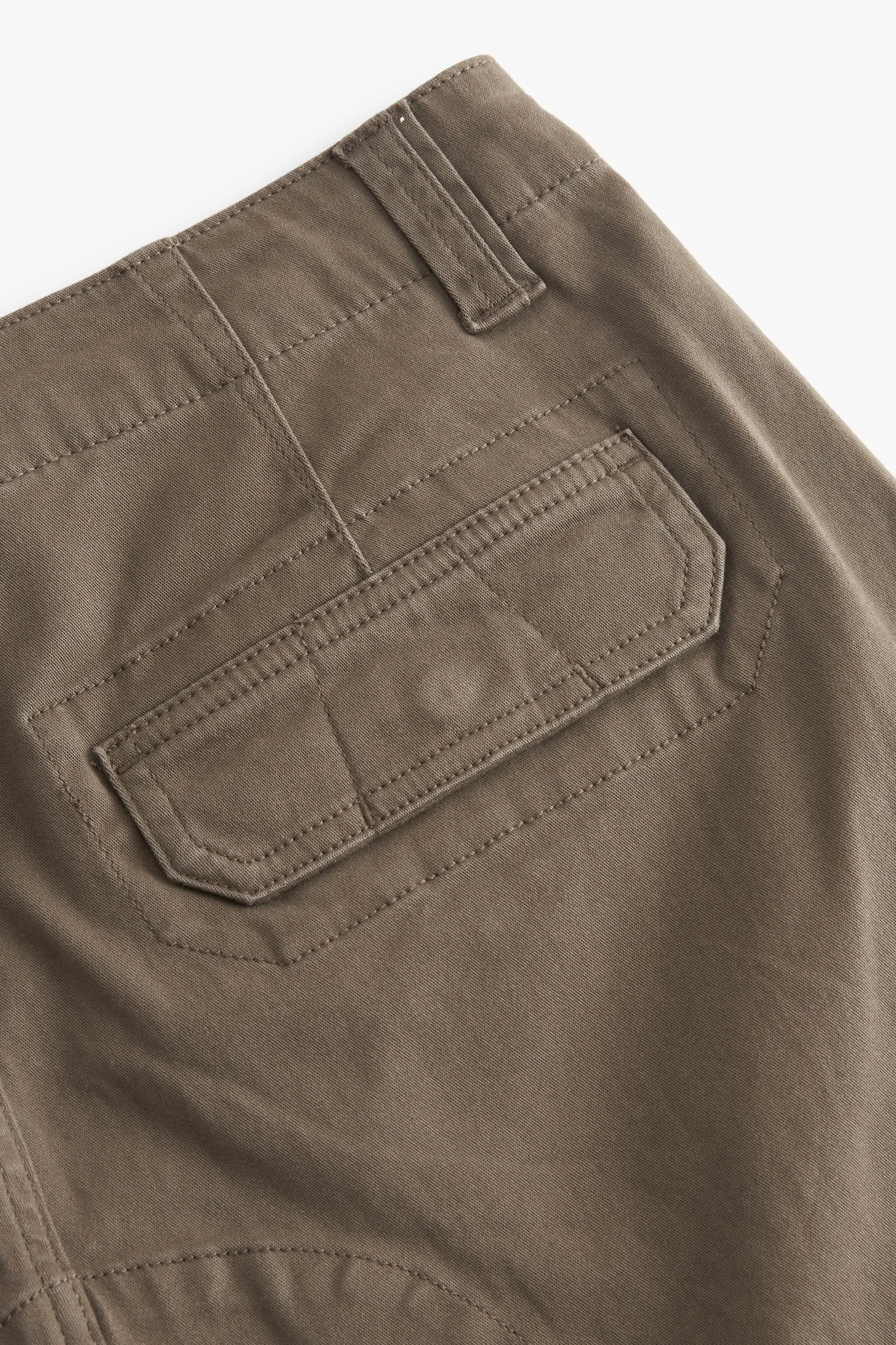 Pantaloni cargo stretch in cotone