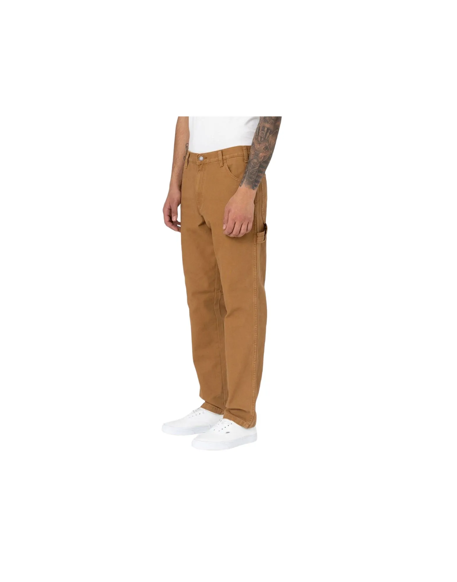 Pantaloni Carpenter Uomo Stone Washed Brown Duck
