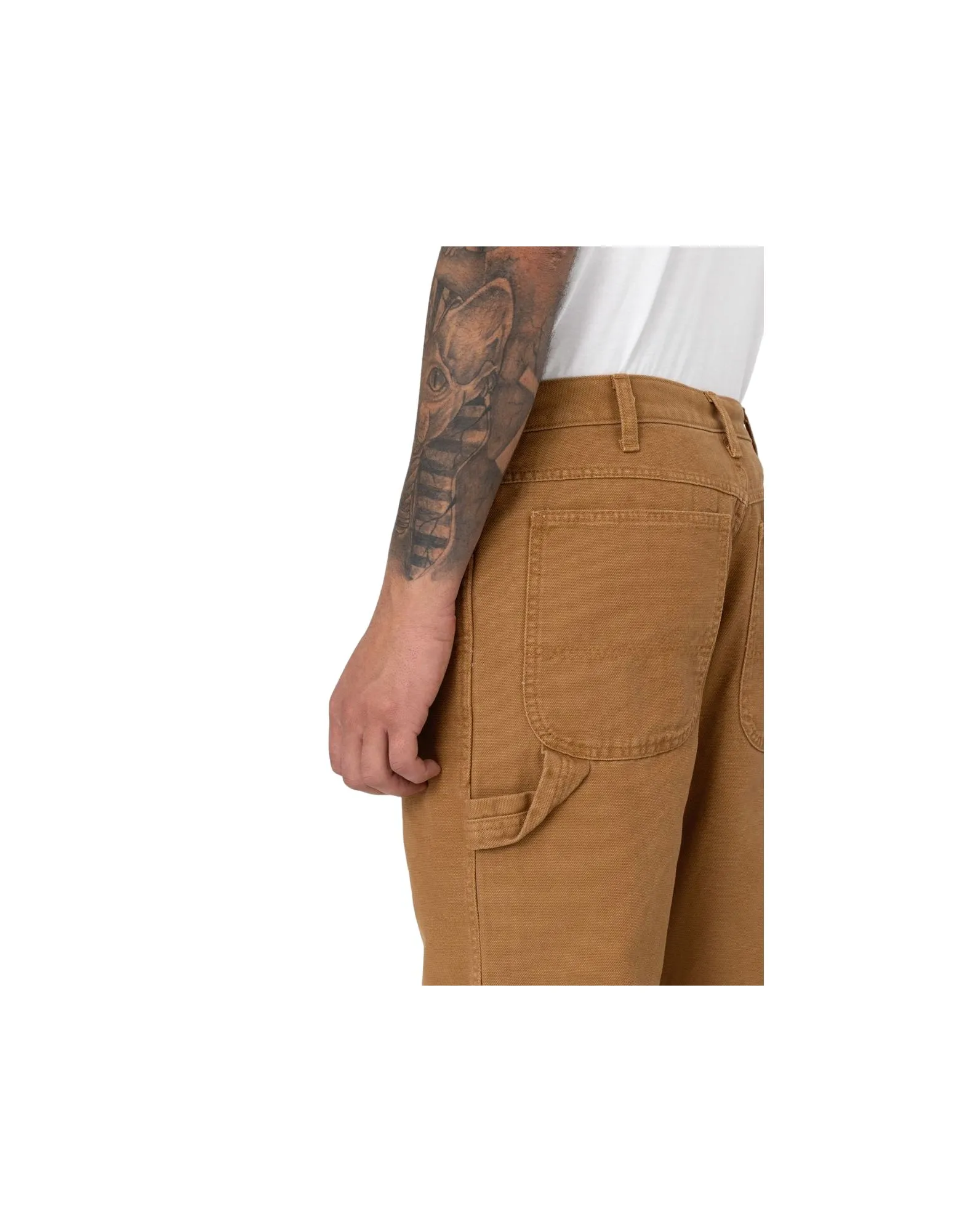 Pantaloni Carpenter Uomo Stone Washed Brown Duck