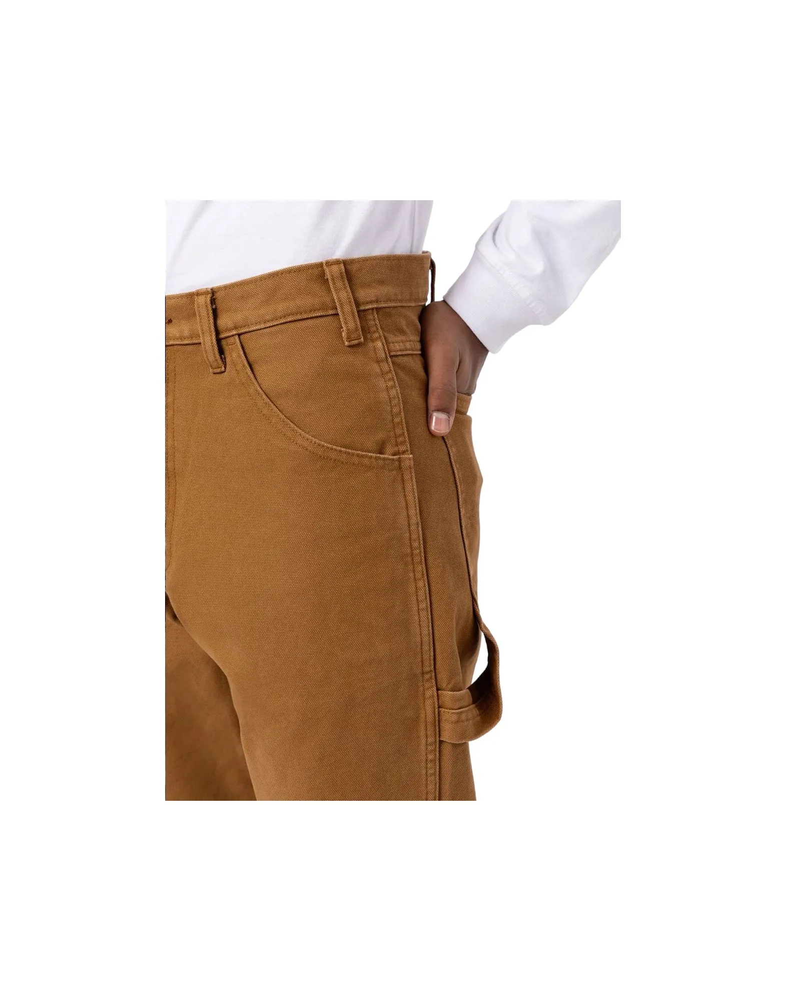 Pantaloni Carpenter Uomo Stone Washed Brown Duck