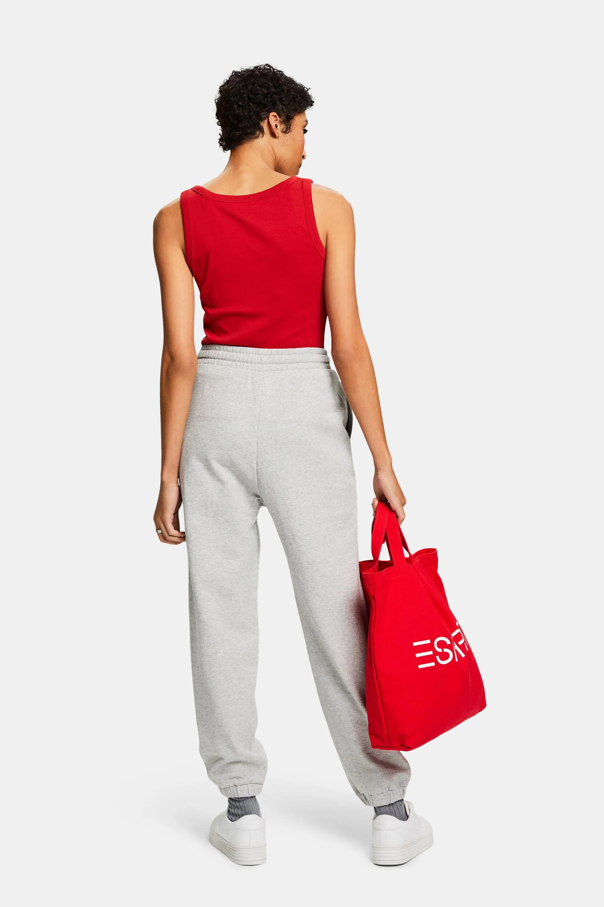 Pantaloni da tuta con logo in cotone biologico
