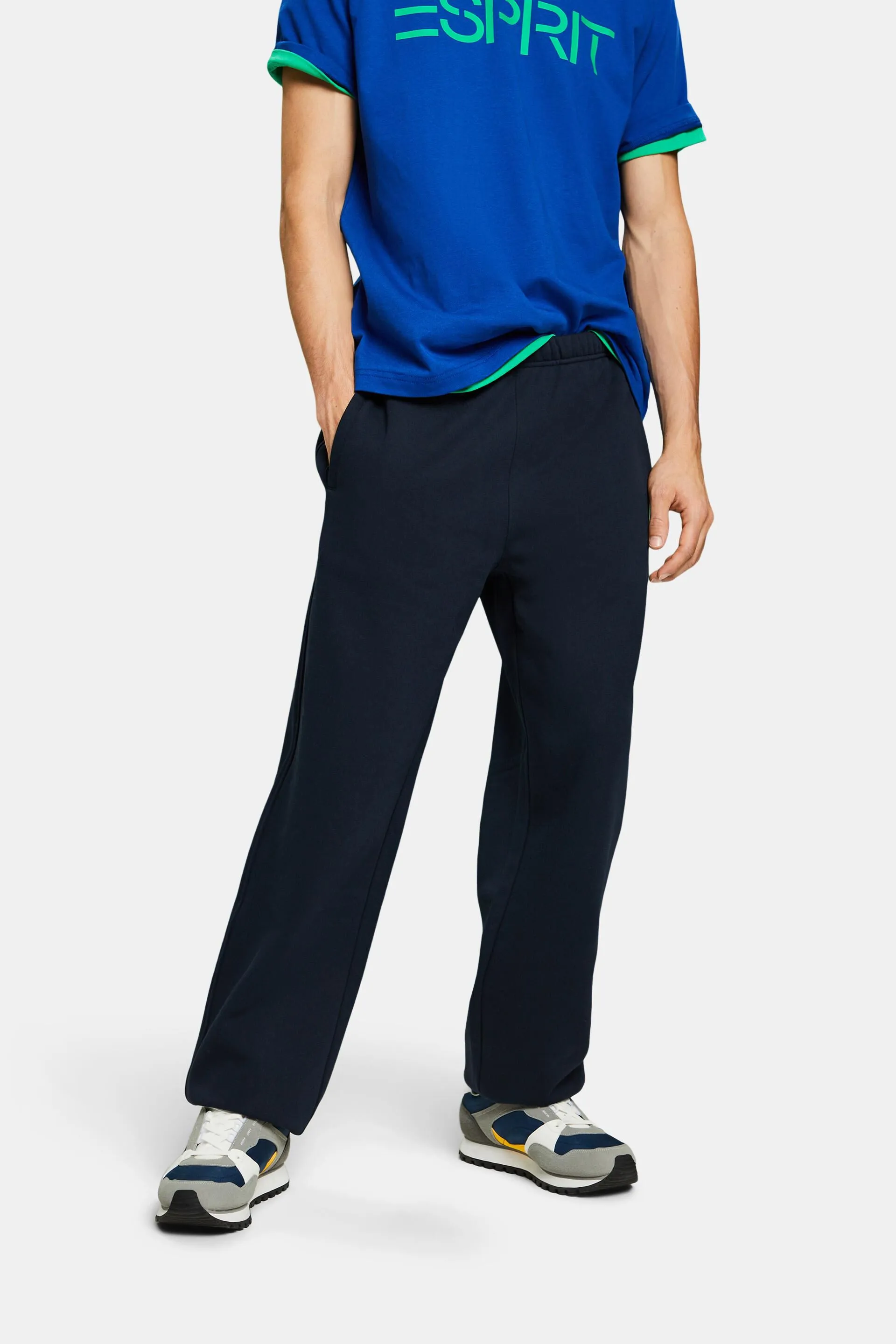 Pantaloni della tuta con logo in pile