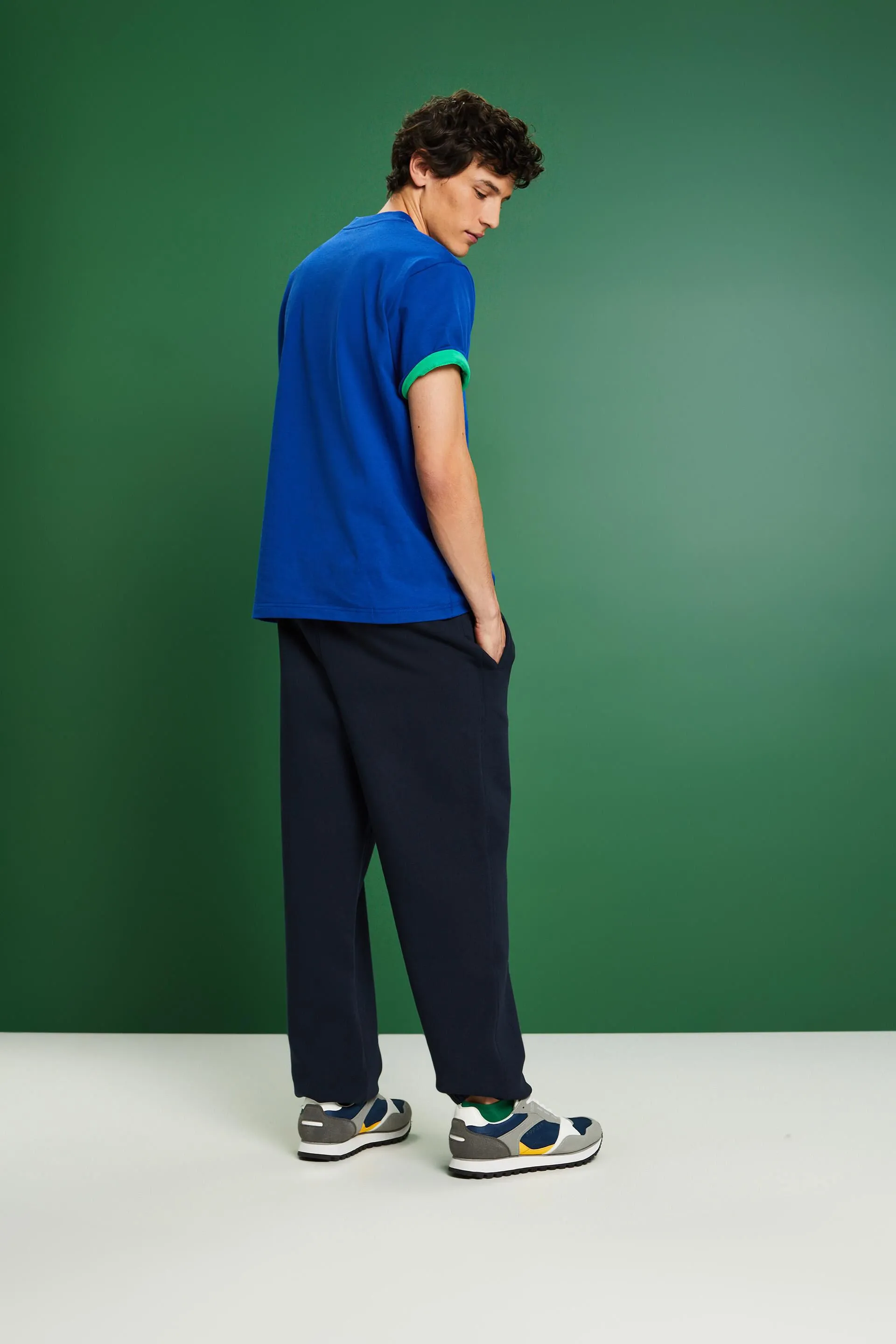 Pantaloni della tuta con logo in pile