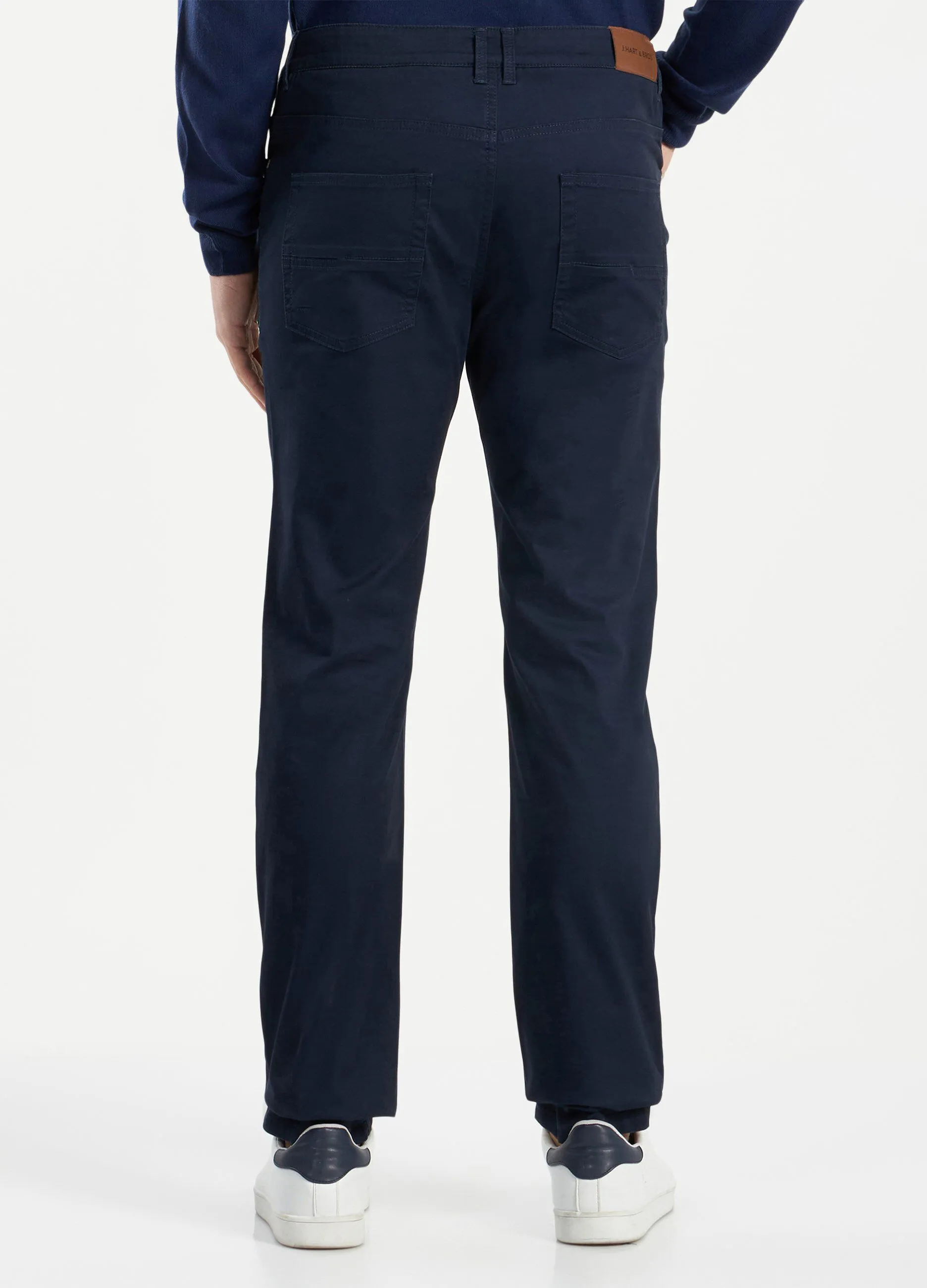 Pantaloni in cotone operato uomo