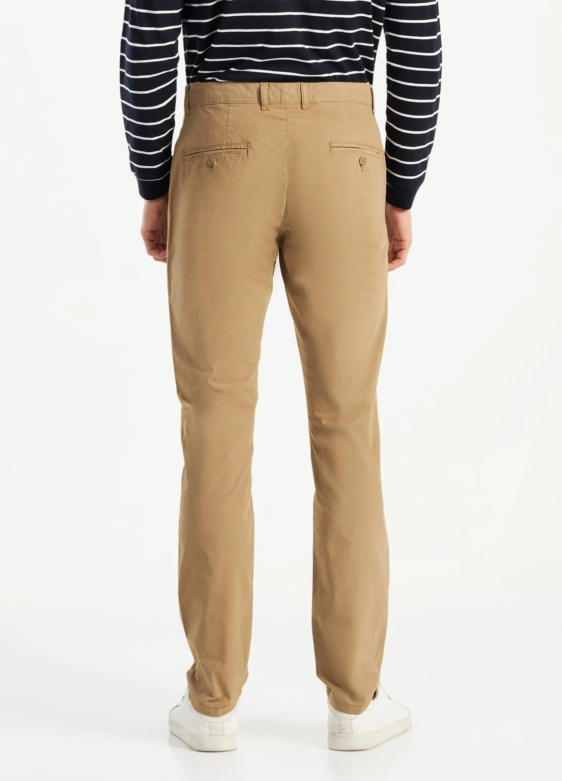 Pantaloni in cotone stretch uomo