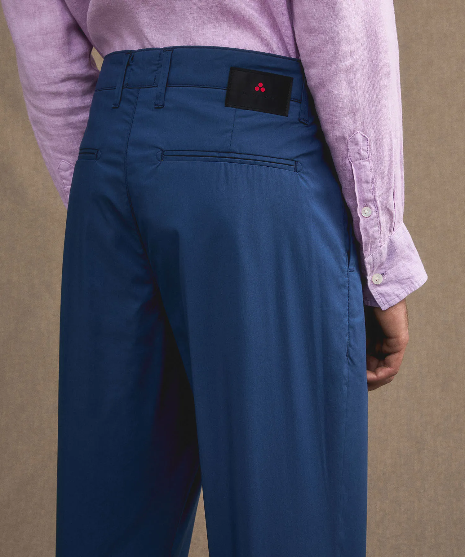 Pantaloni in cotone stretch