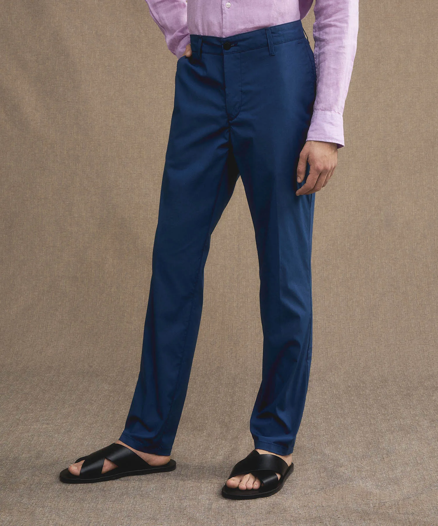 Pantaloni in cotone stretch