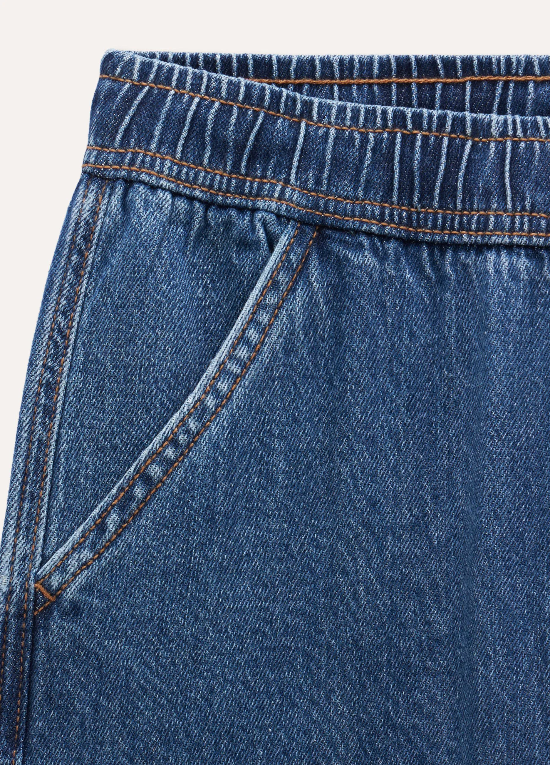 Pantaloni in denim di cotone ragazzo