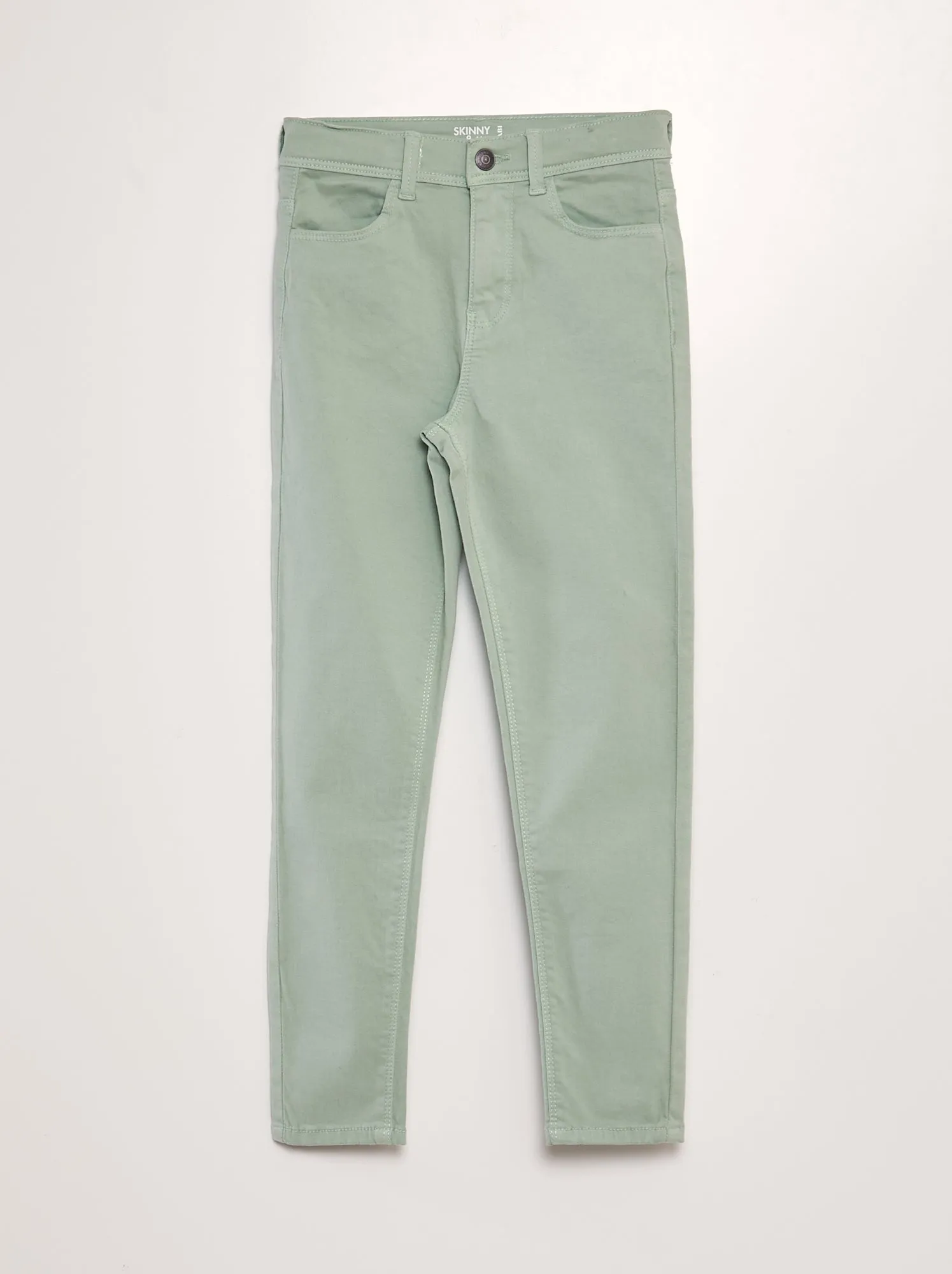 Pantaloni skinny - VERDE