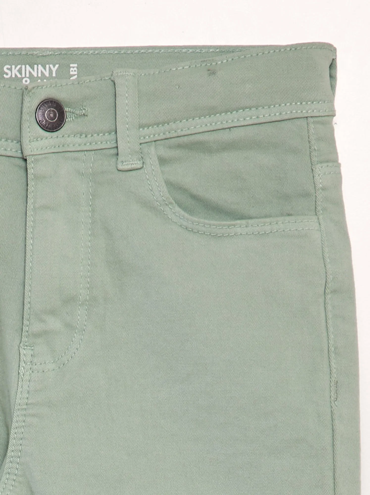 Pantaloni skinny - VERDE