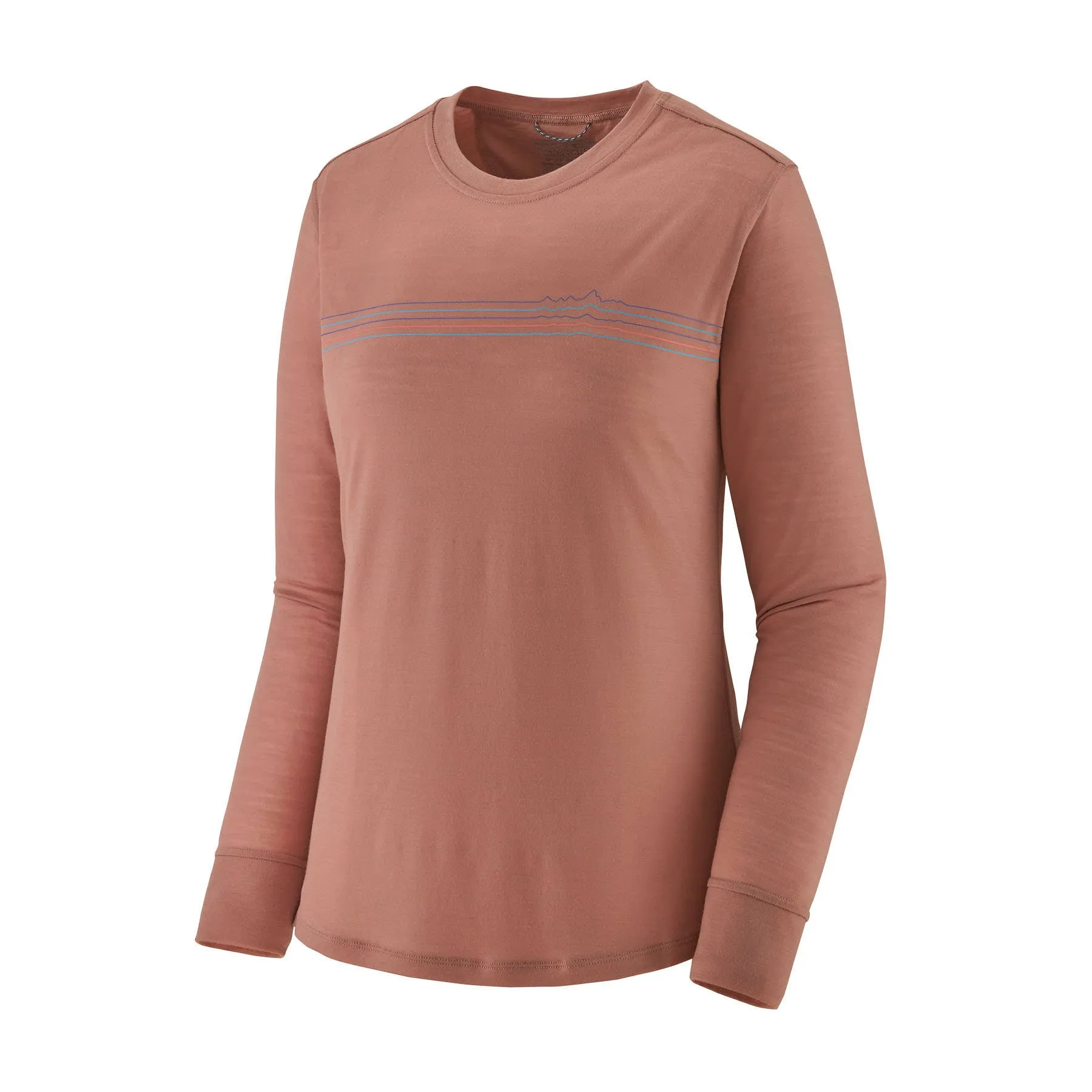 Patagonia Women's Long-Sleeved Capilene Cool Merino Graphic Shirt - T-shirt donna manica lunga in lana merino