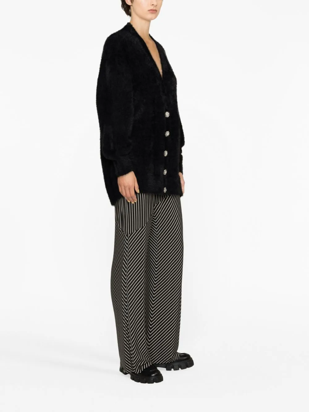 PHILOSOPHY OVERSIZED CARDIGAN WITH SWAROVSKY