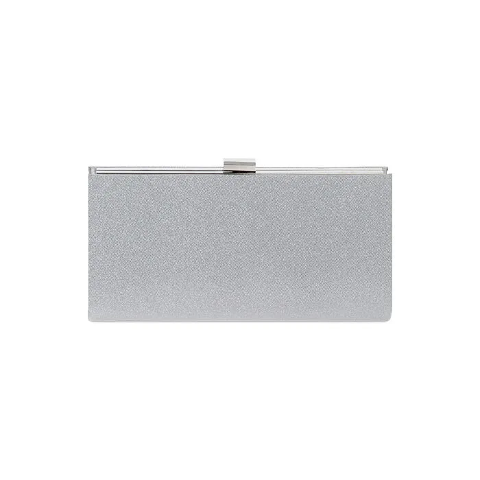 Pochette argento glitter