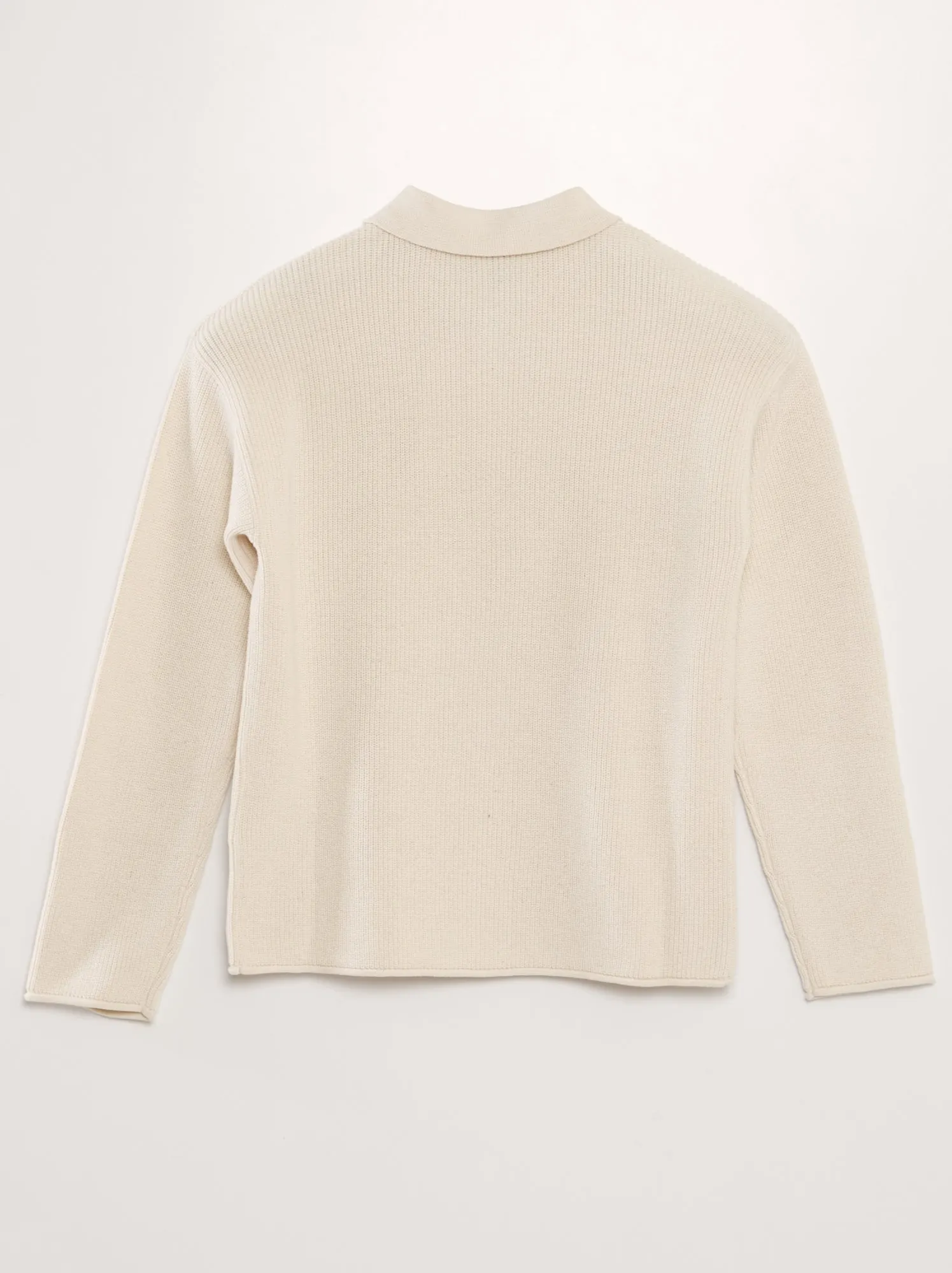 Polo in maglina - BEIGE