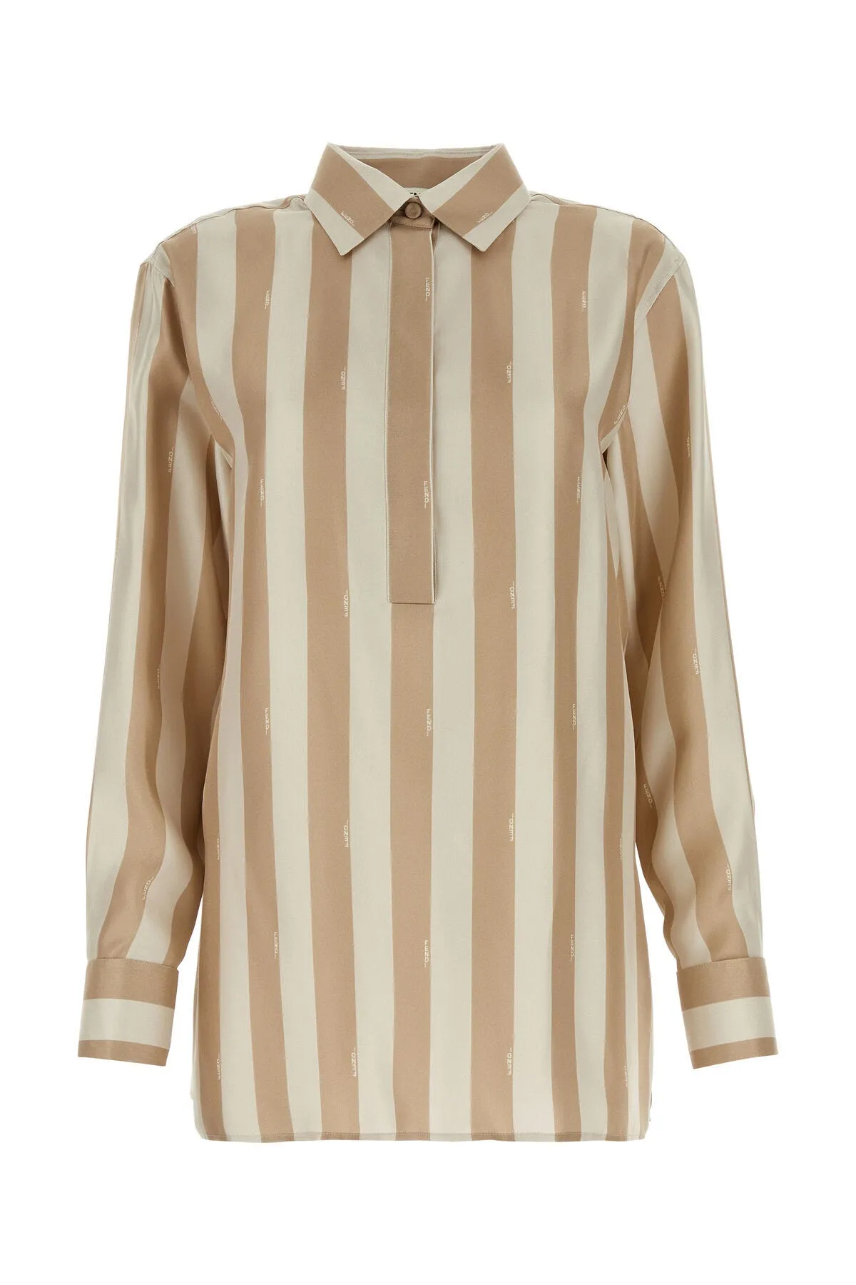 Printed silk blouse    