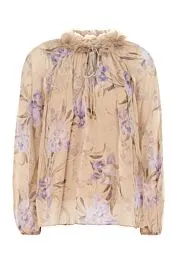 Printed viscose Eden Billow blouse    