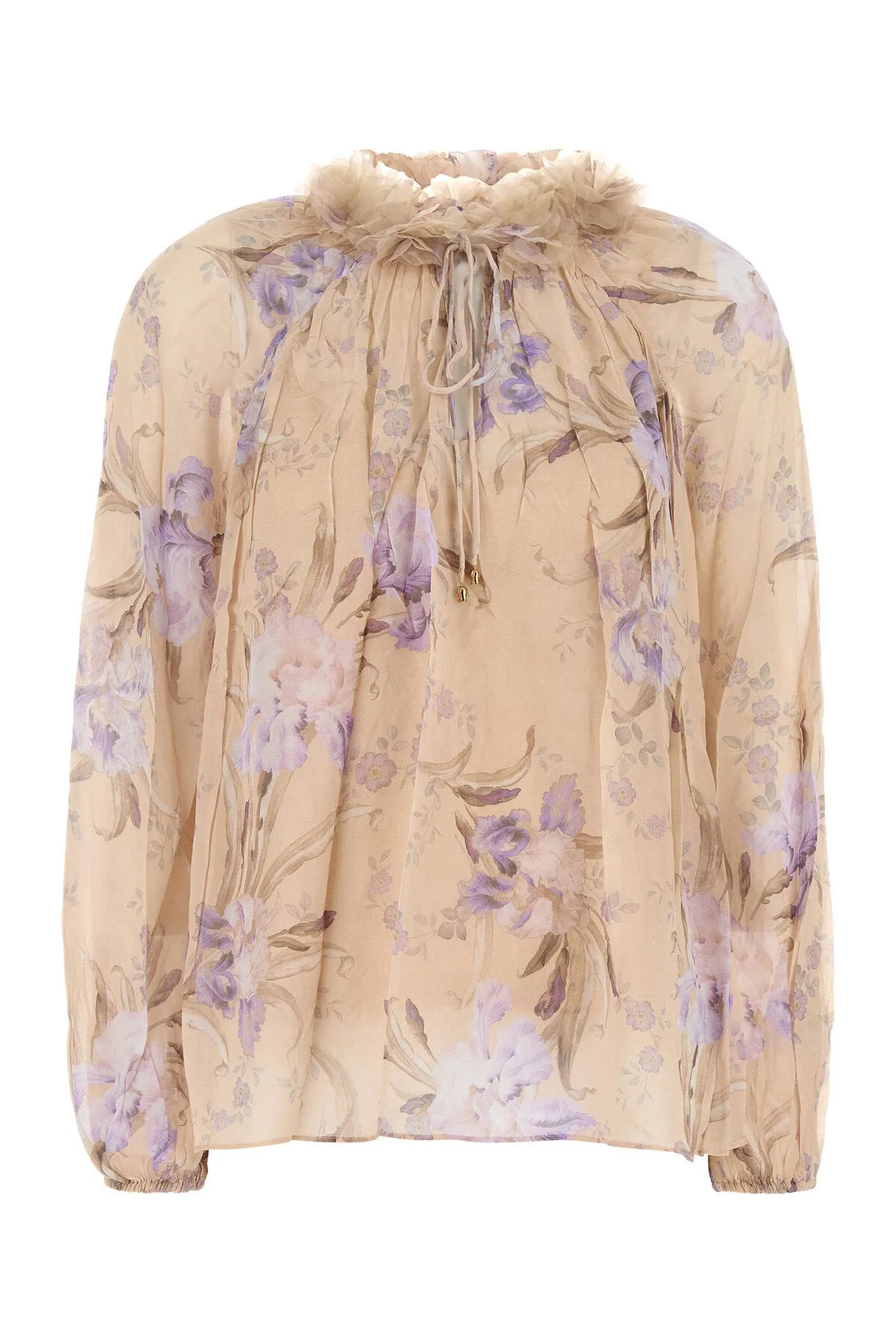 Printed viscose Eden Billow blouse    