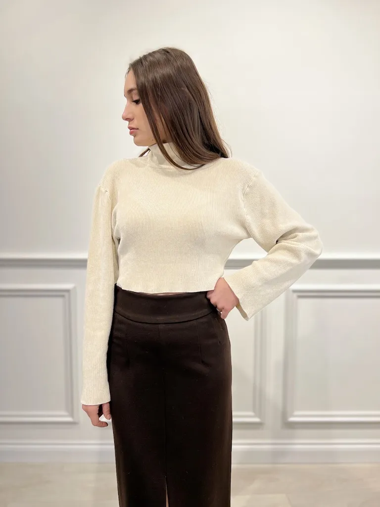 Pull collo alto in ciniglia – Vicolo