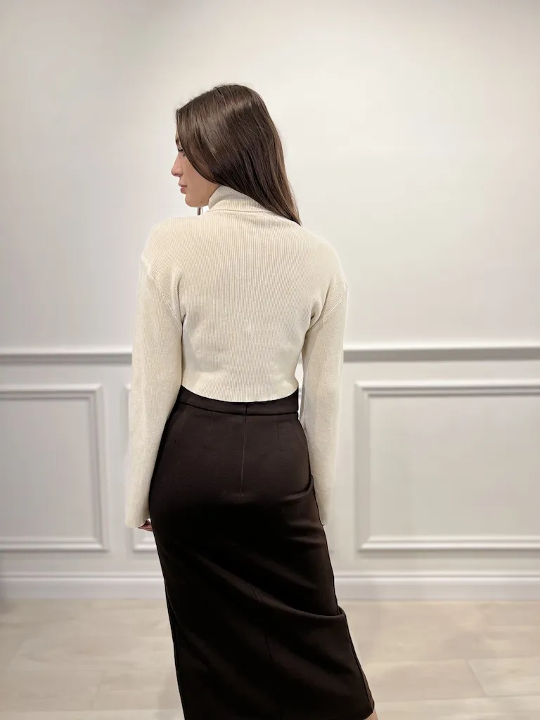 Pull collo alto in ciniglia – Vicolo