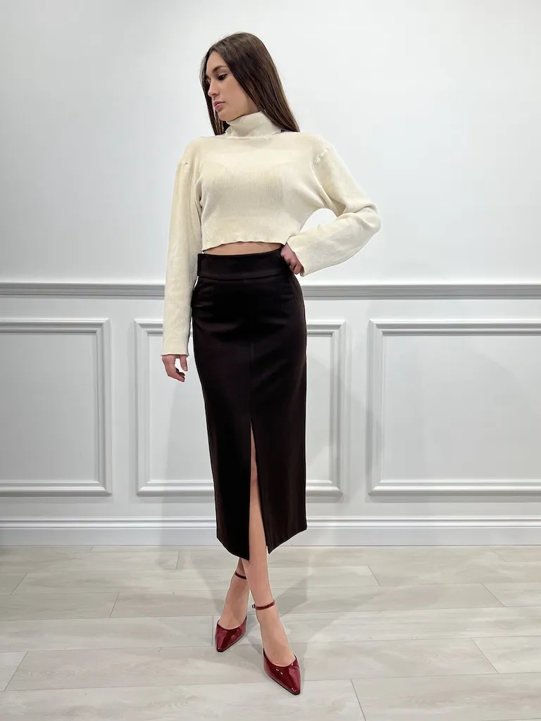 Pull collo alto in ciniglia – Vicolo