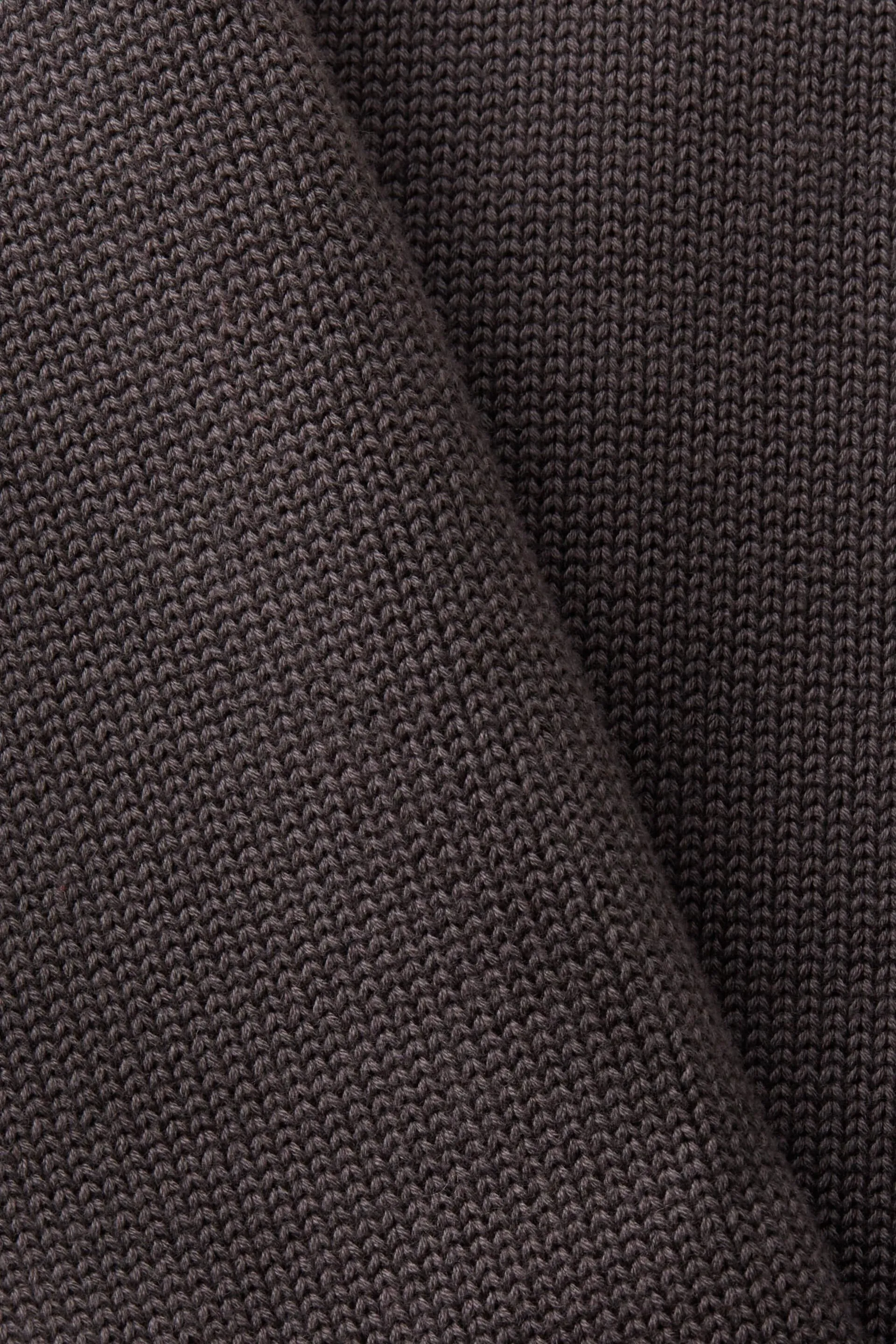 Pullover in cotone jacquard girocollo