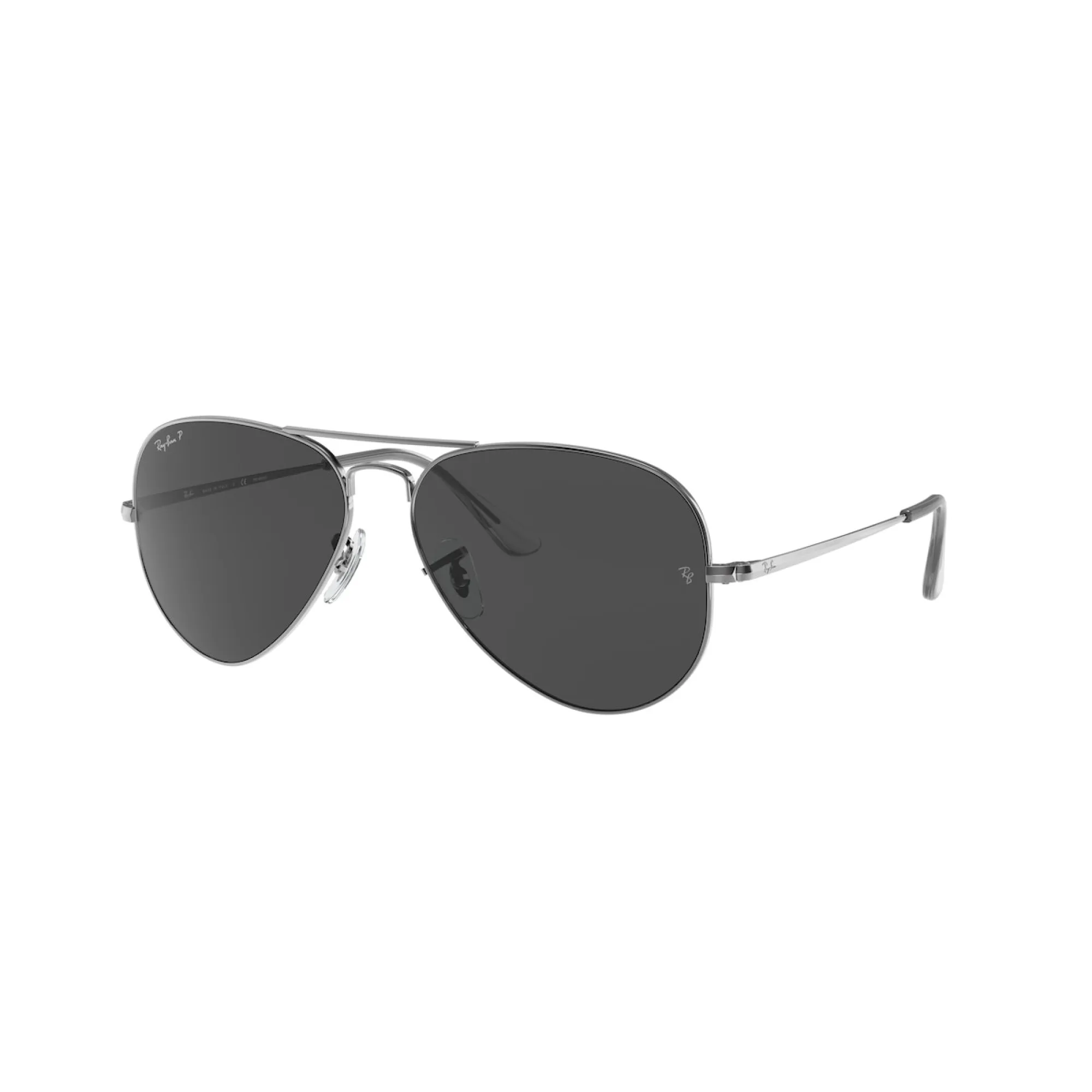   Ray-Ban RB 3689 Aviator Metal Ii 004/48 Canna Di Fucile Lucido | Occhiale Da Sole Unisex 