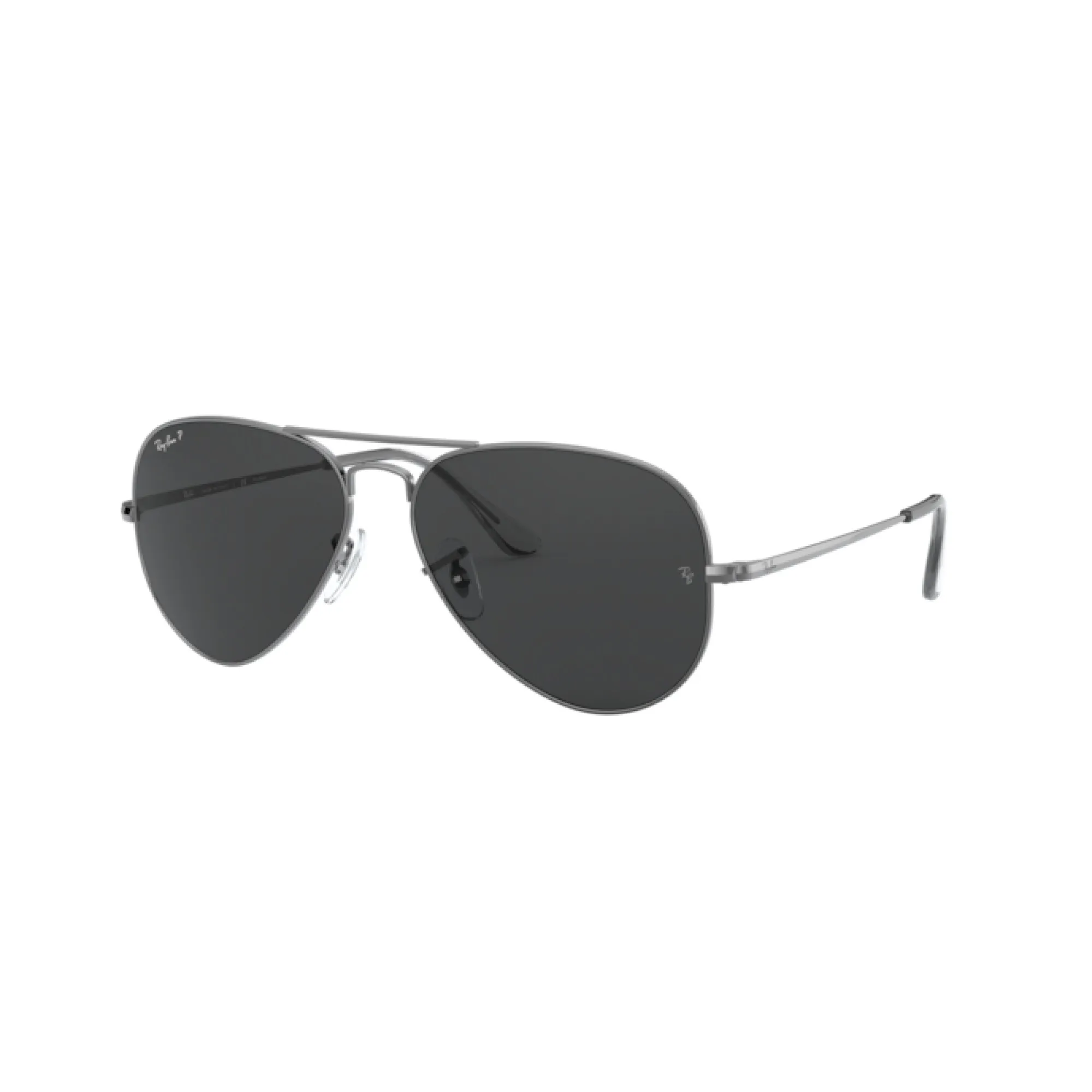  Ray-Ban RB 3689 Aviator Metal Ii 004/48 Canna Di Fucile Lucido | Occhiale Da Sole Unisex 