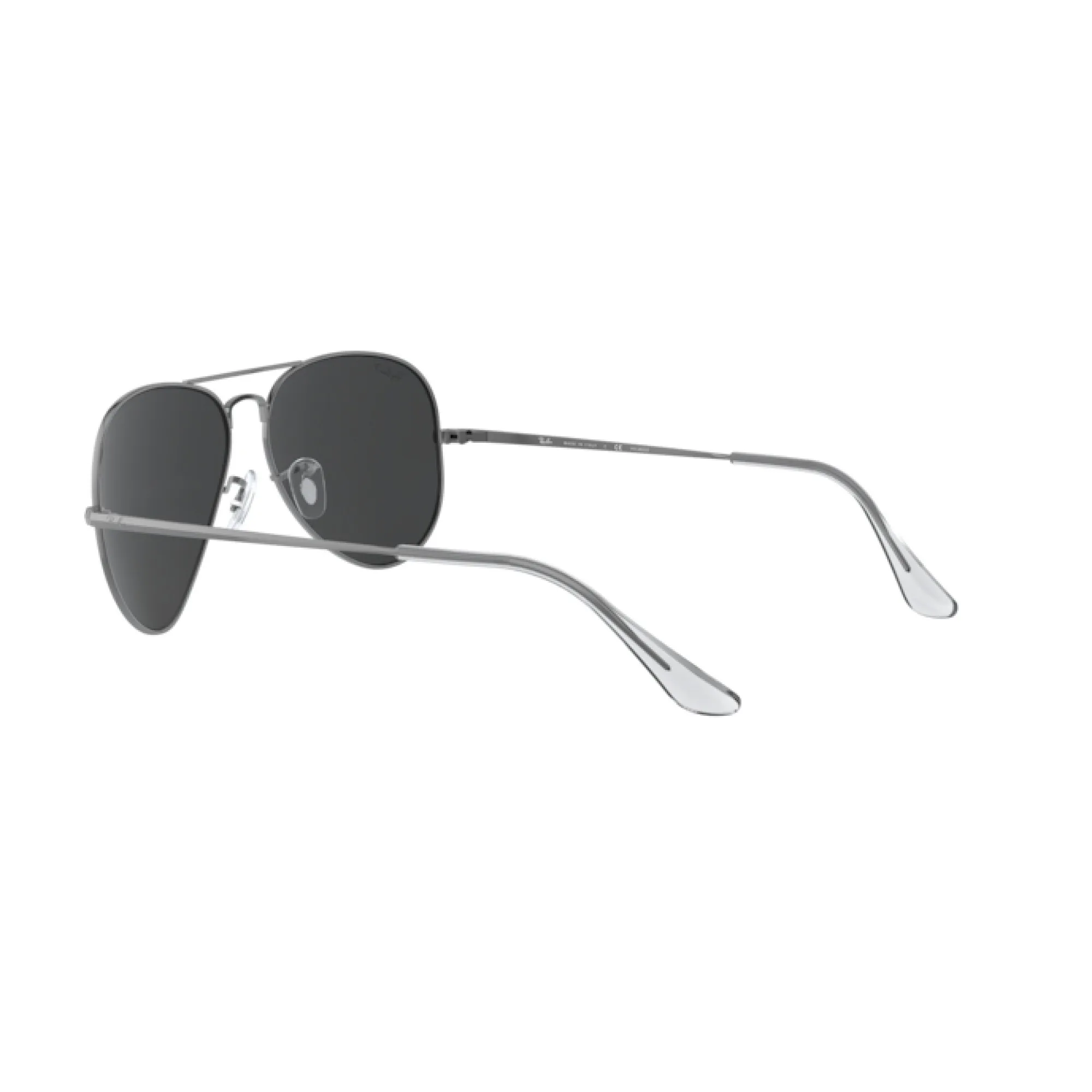   Ray-Ban RB 3689 Aviator Metal Ii 004/48 Canna Di Fucile Lucido | Occhiale Da Sole Unisex 