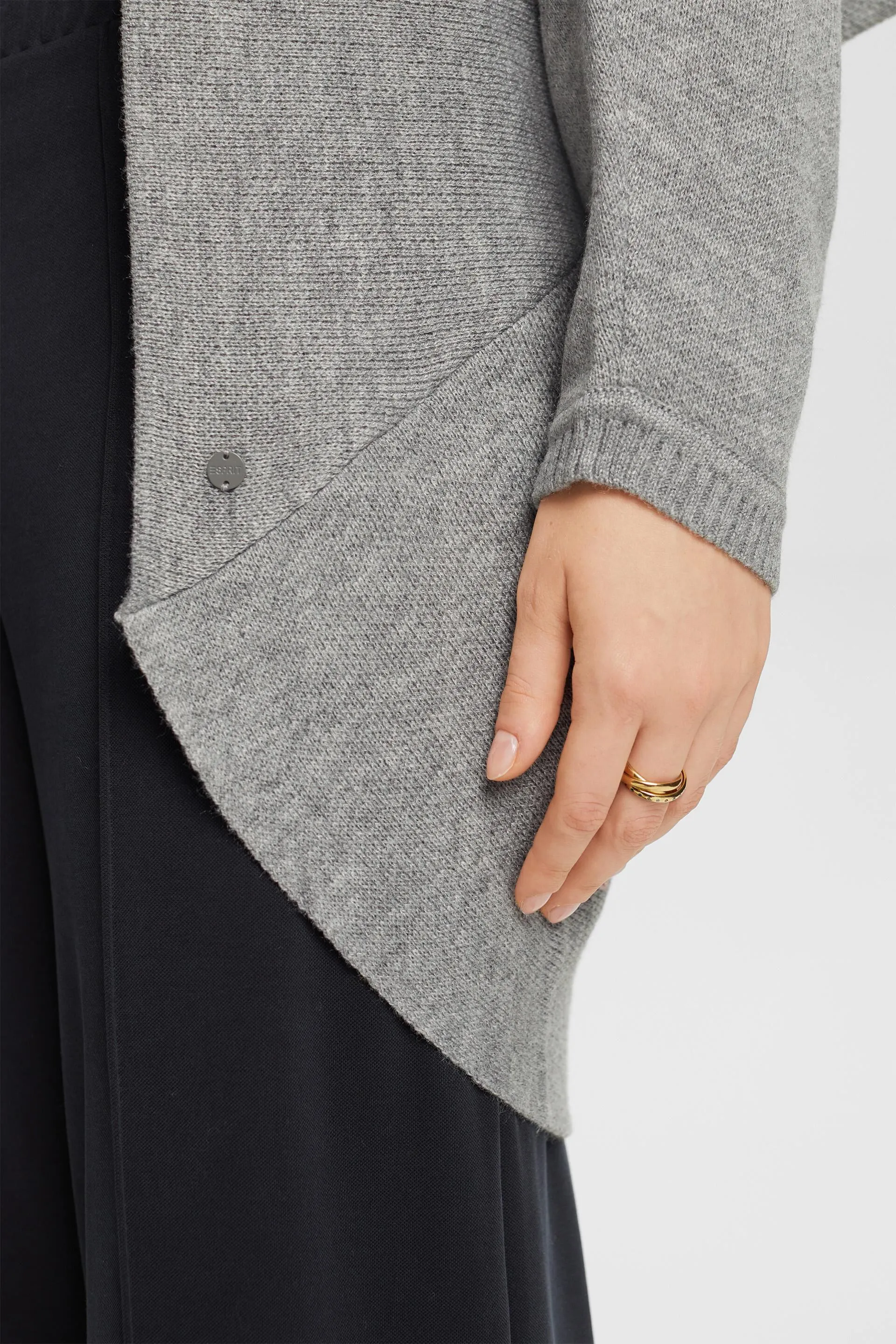 Riciclato: cardigan con maniche a pipistrello