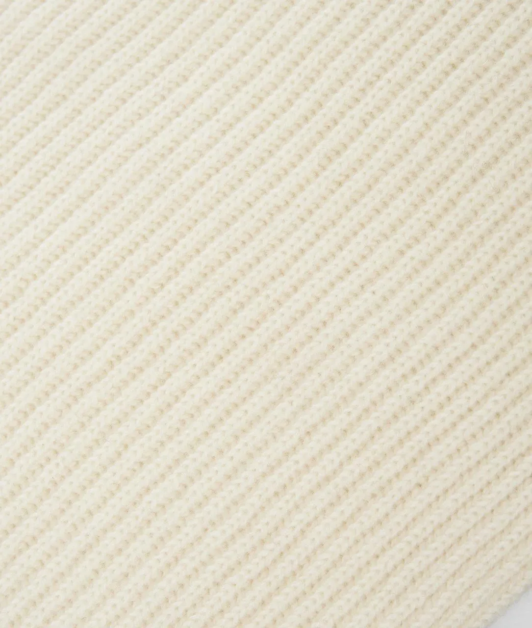 Sciarpa in maglia crema crema