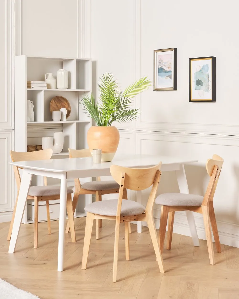 Set di 2 sedie da pranzo ERIE Legno Marrone chiaro