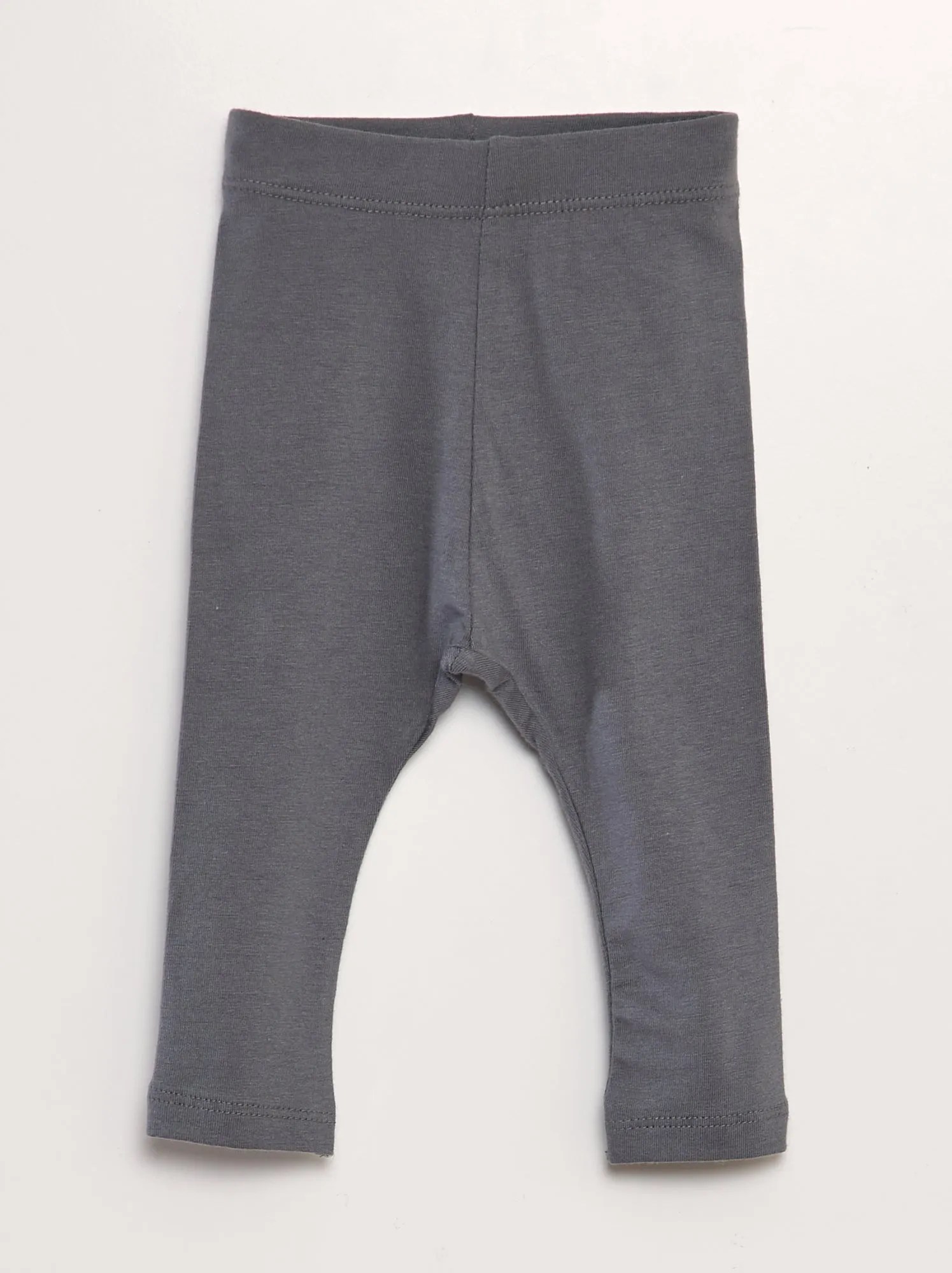 Set di 5 leggings in jersey - GRIGIO