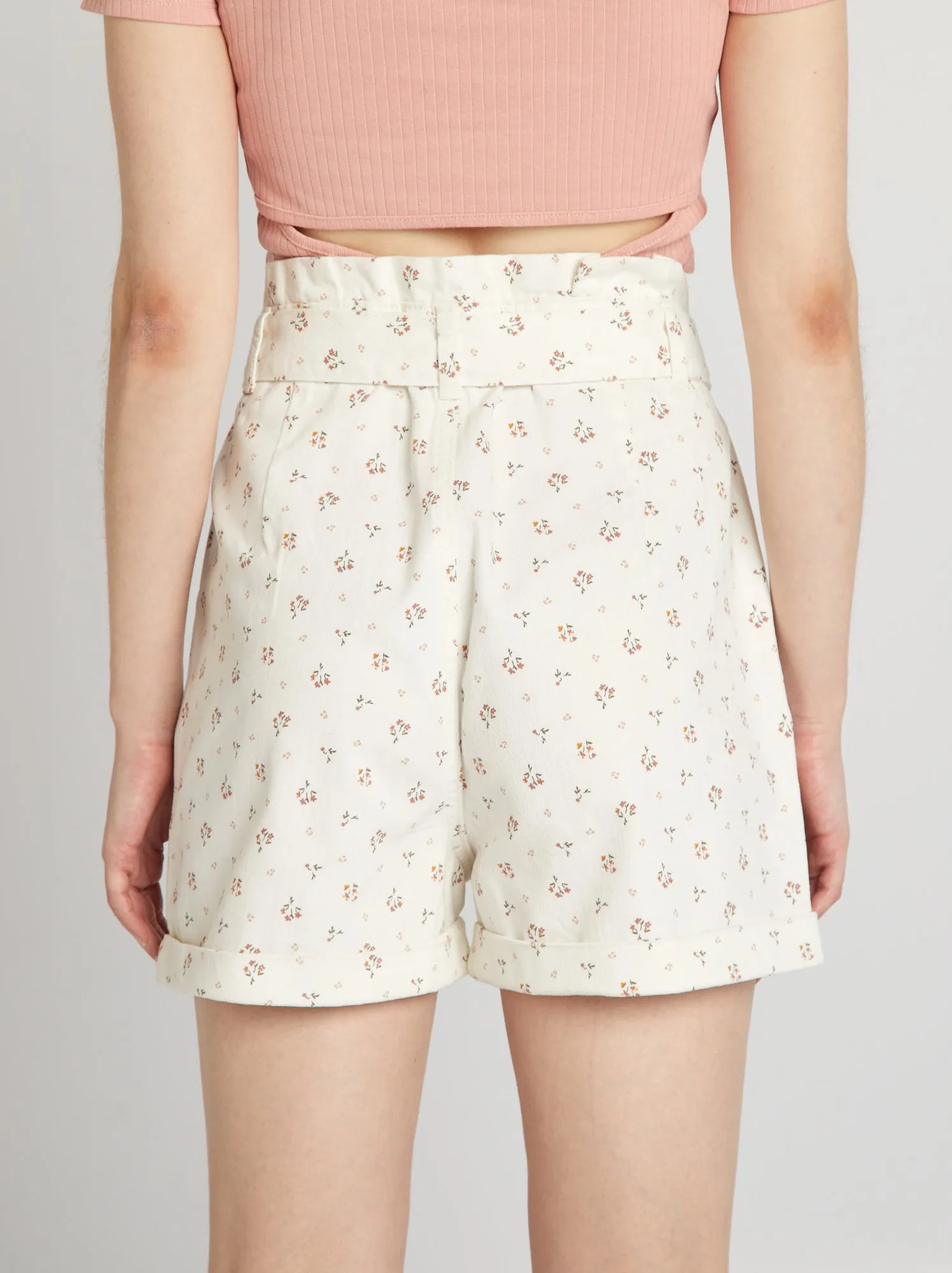 Shorts in twill - BIANCO