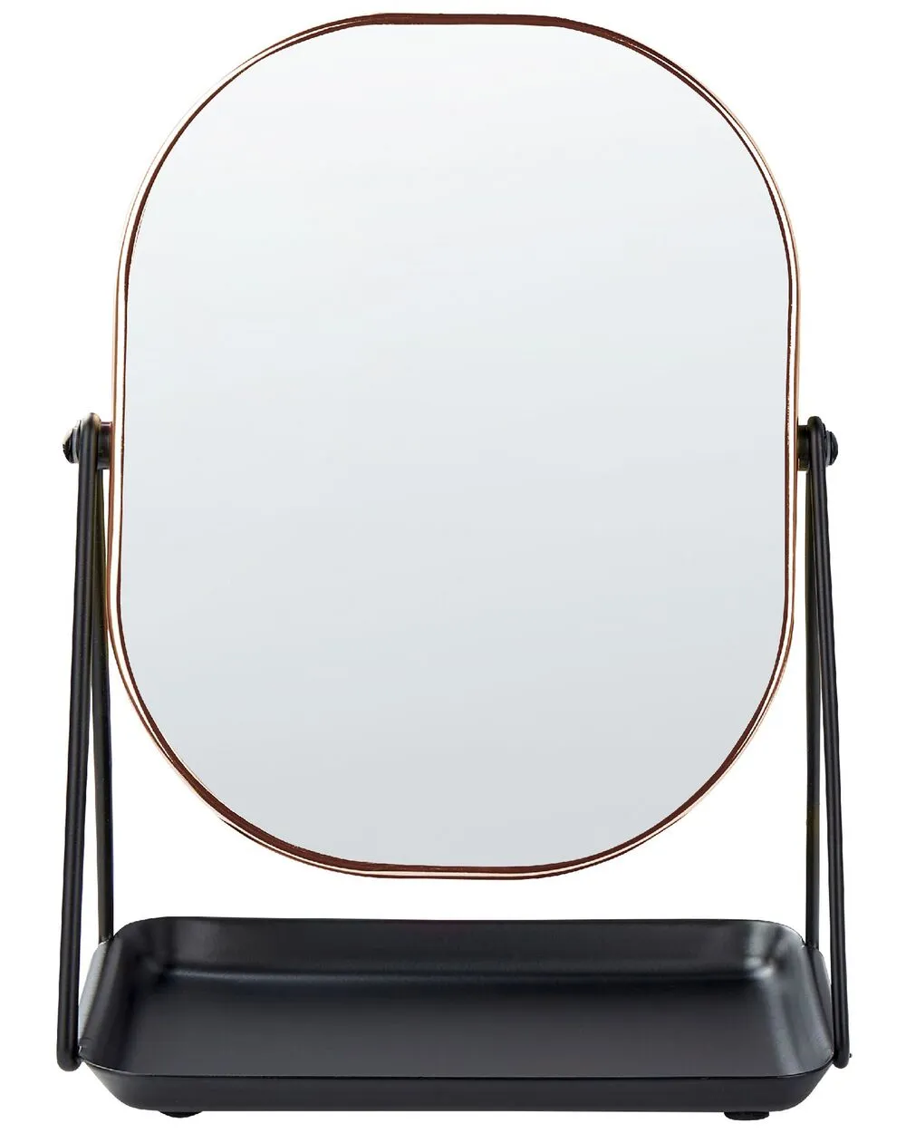 Specchio per make-up CORREZE Oro rosa