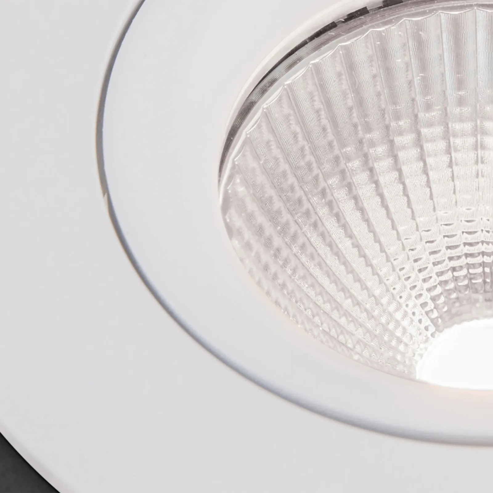 Spot incasso Choice, alluminio, orientabile bianco