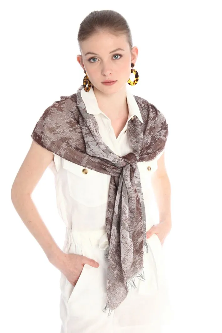 Stola in tessuto jacquard