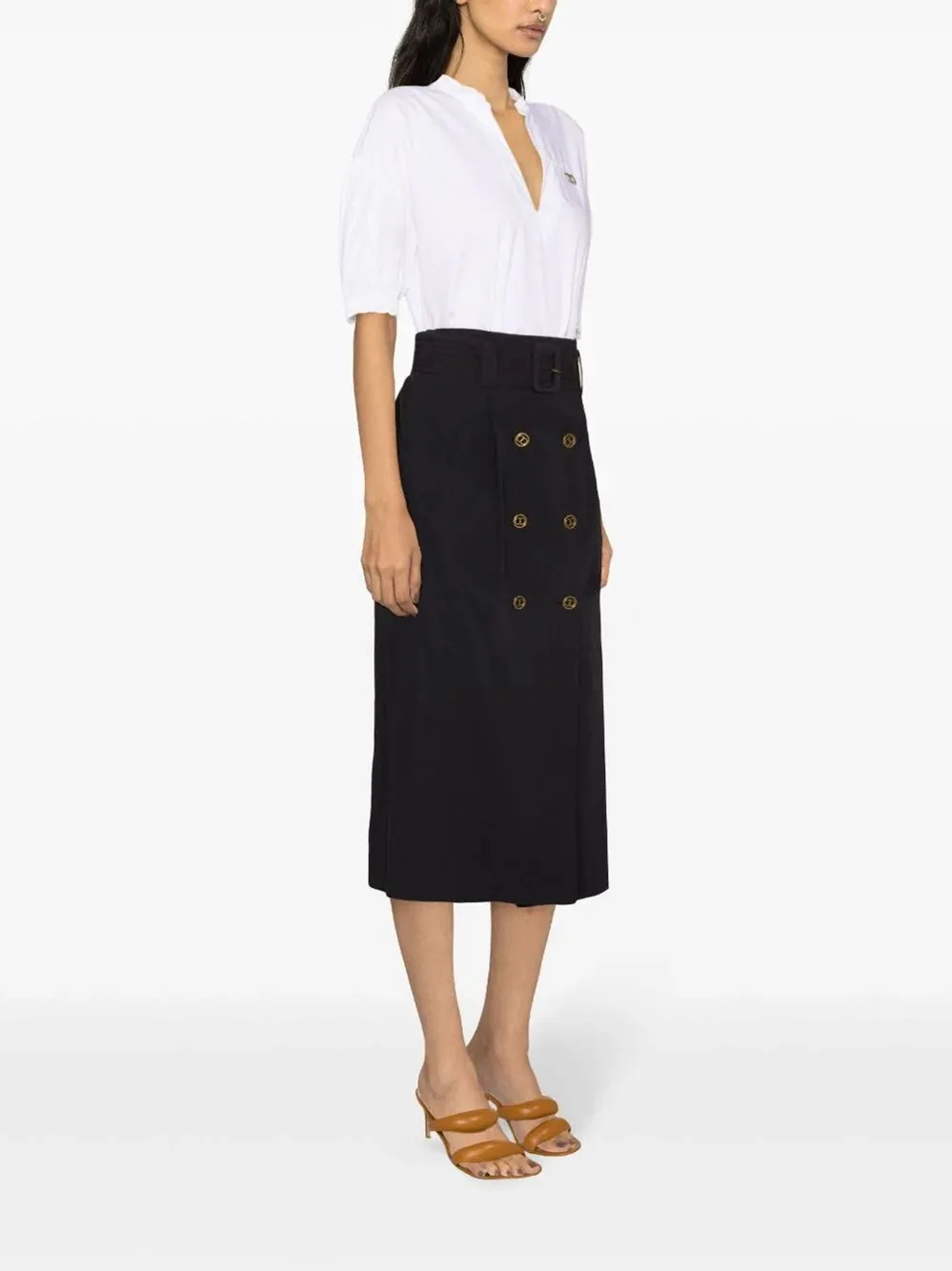 Straight Midi Skirt