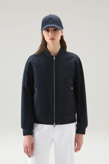 Summer Bomber in Urban Touch                                                                                Melton Blue