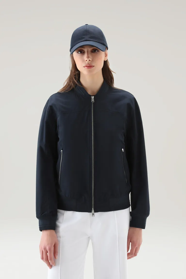 Summer Bomber in Urban Touch                                                                                Melton Blue