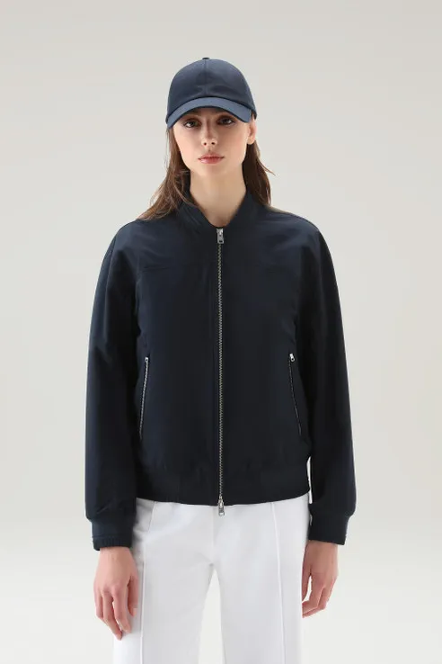 Summer Bomber in Urban Touch                                                                                Melton Blue